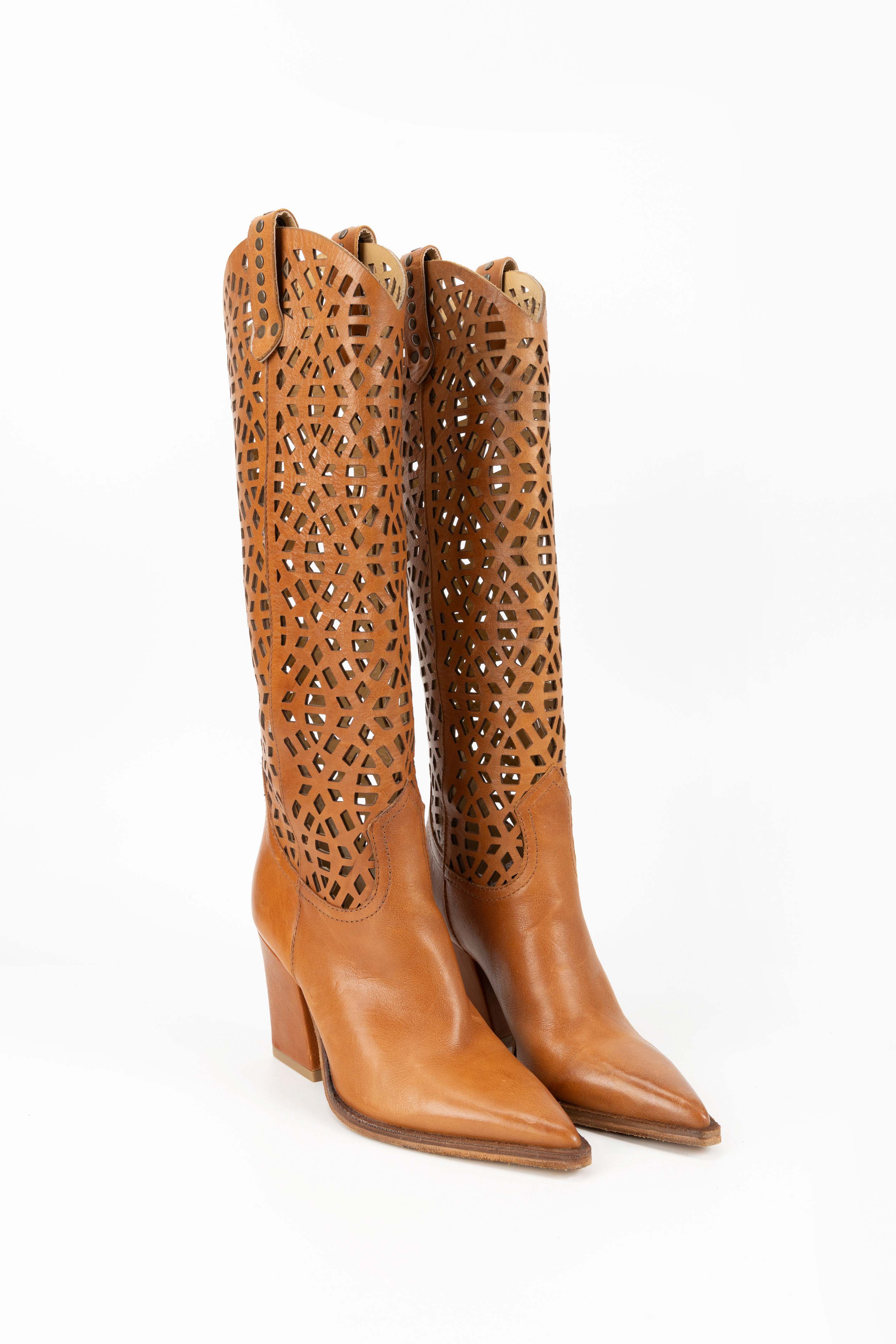 Stivali in Pelle Delphine