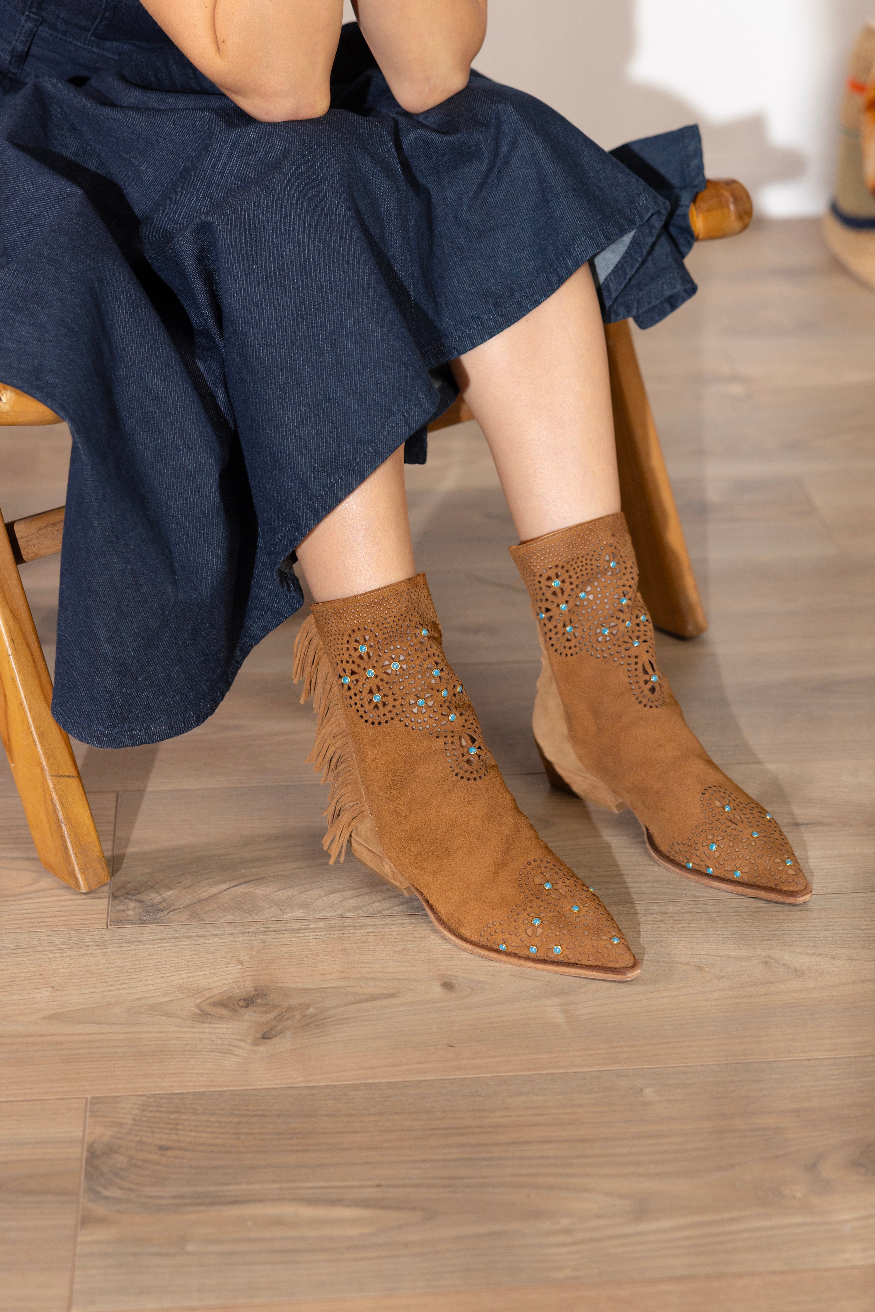 Stivaletti in Camoscio Caroline - Mimmu