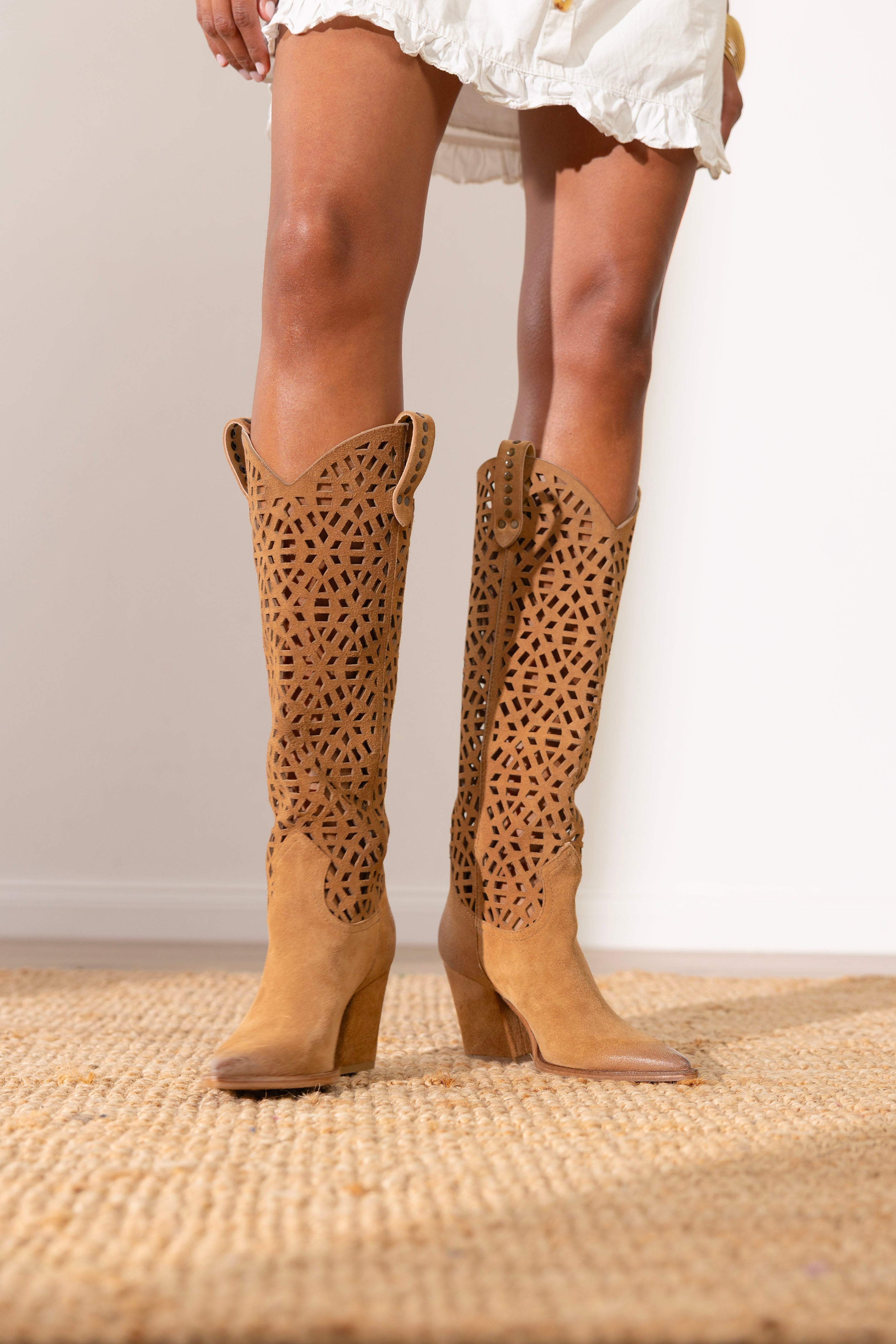 Stivali in Camoscio Delphine - Mimmu