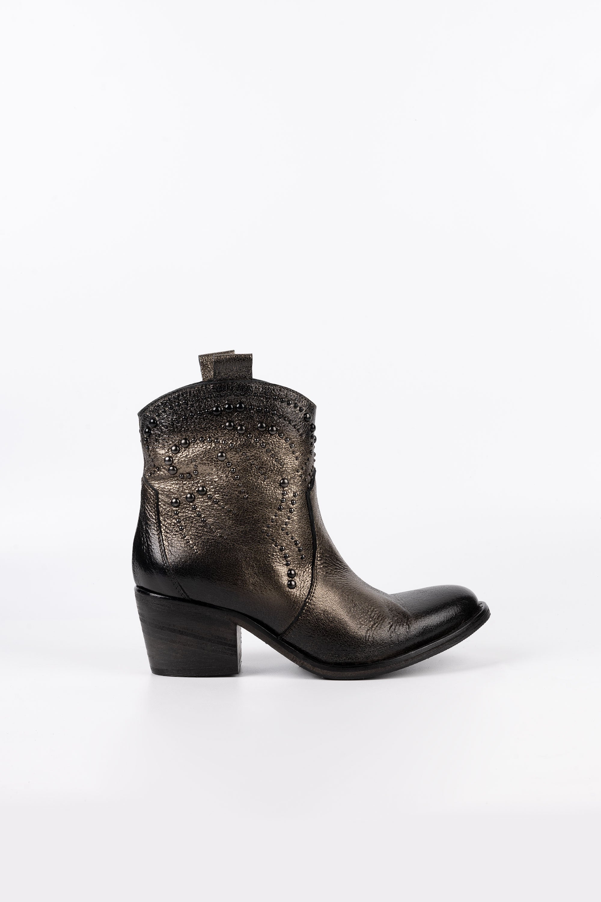 Stivaletti in Pelle Laminata Alice