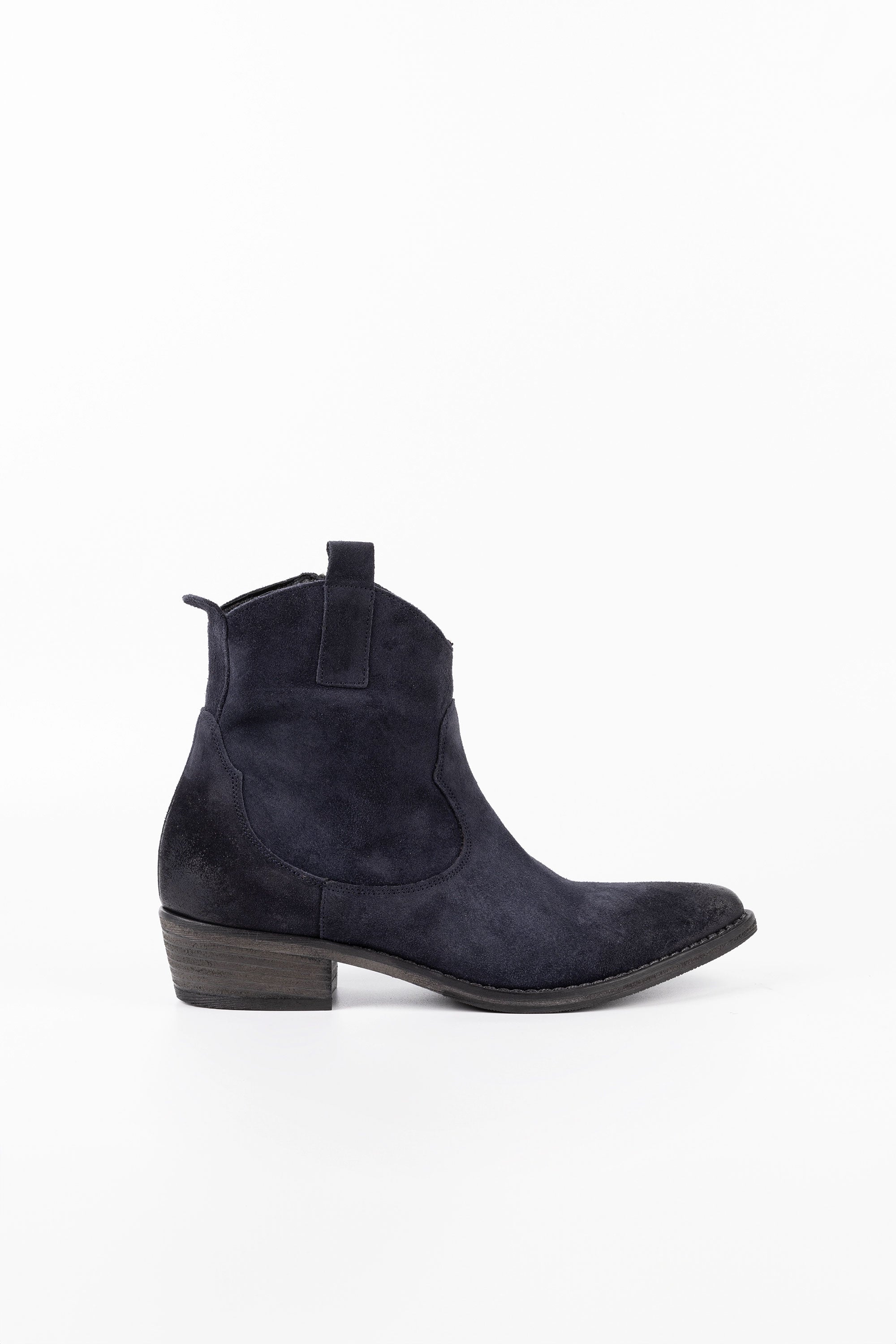 Stivaletti Texani in Camoscio Hannah