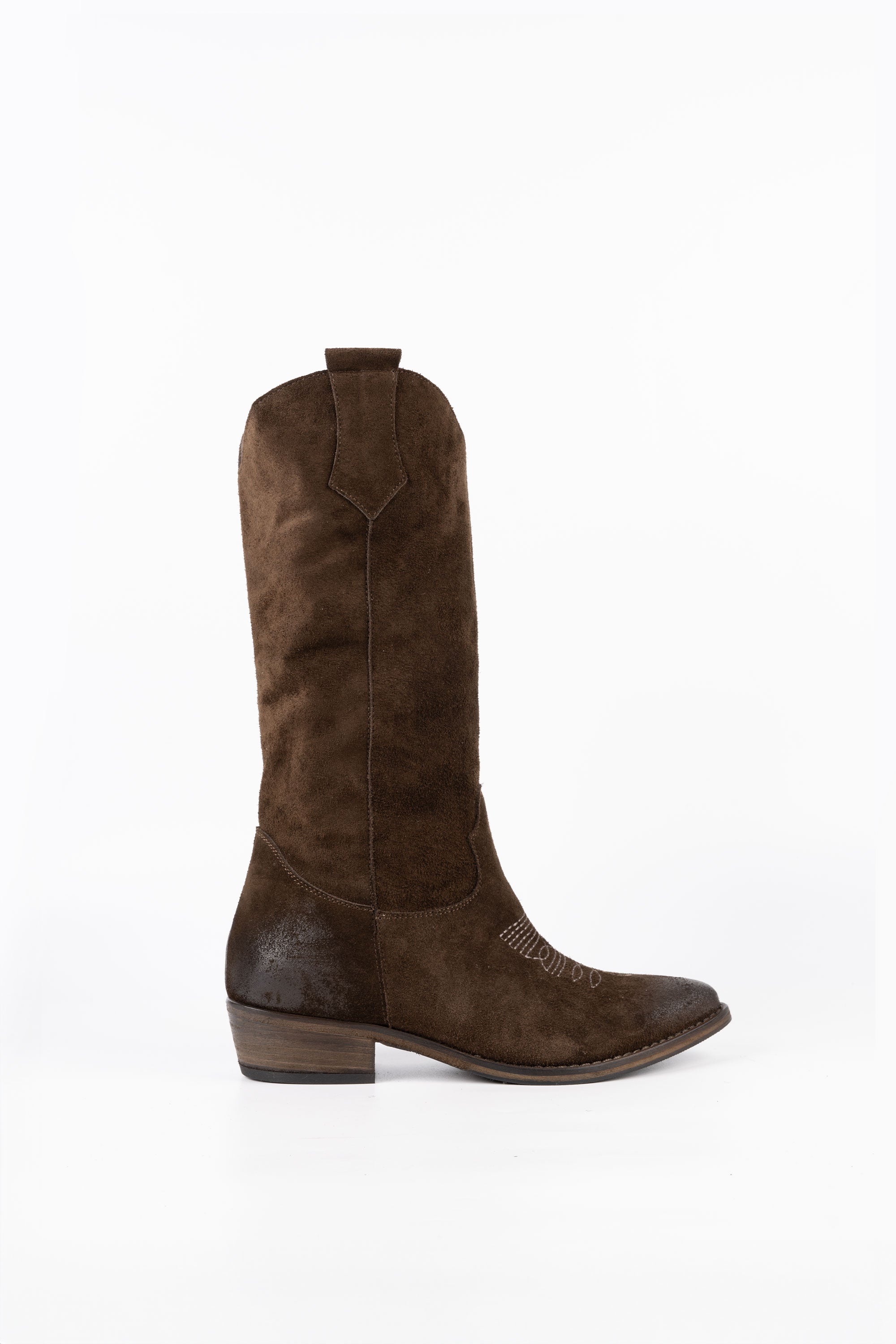 Stivali Texani in Camoscio Victoria