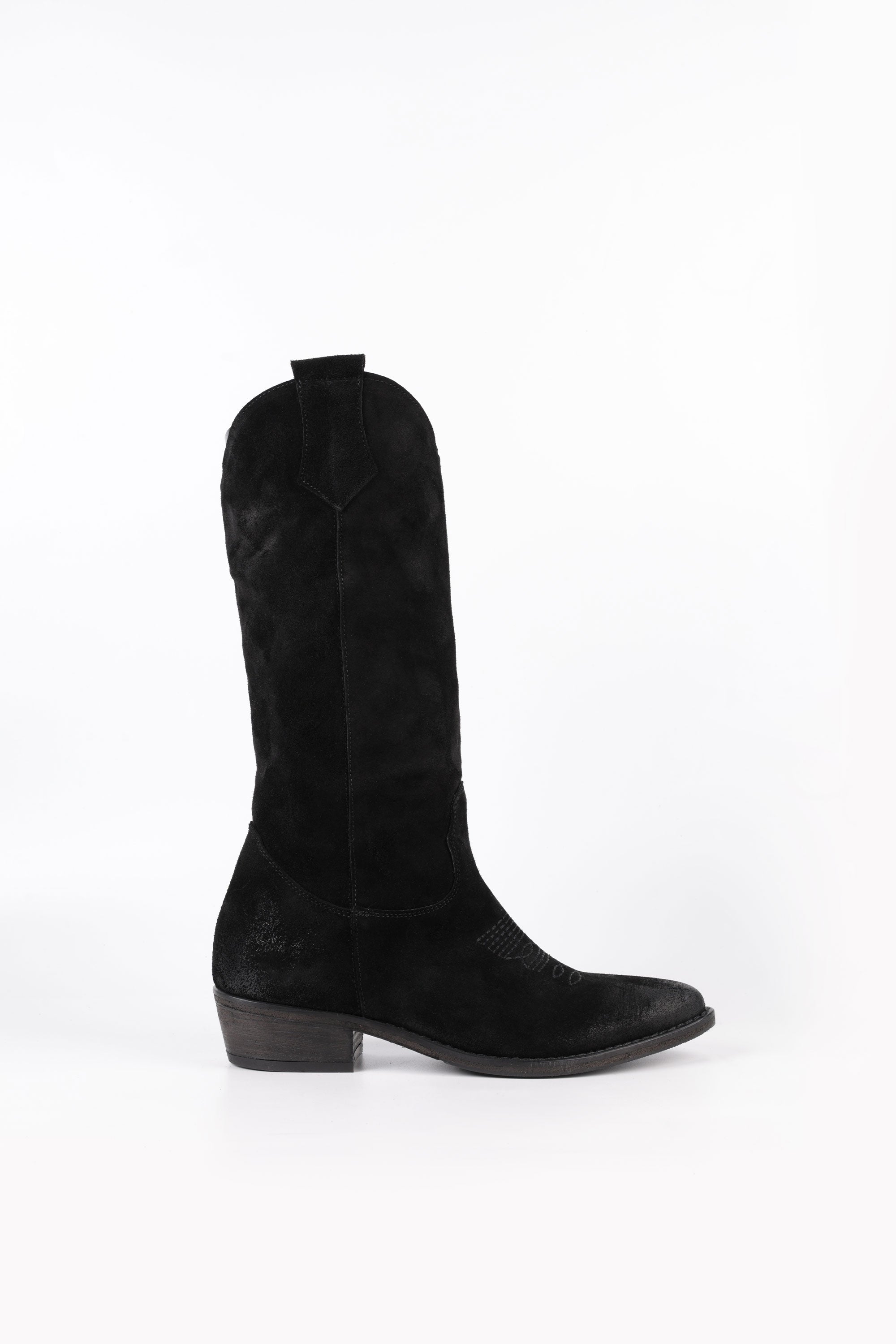 Stivali Texani in Camoscio Victoria