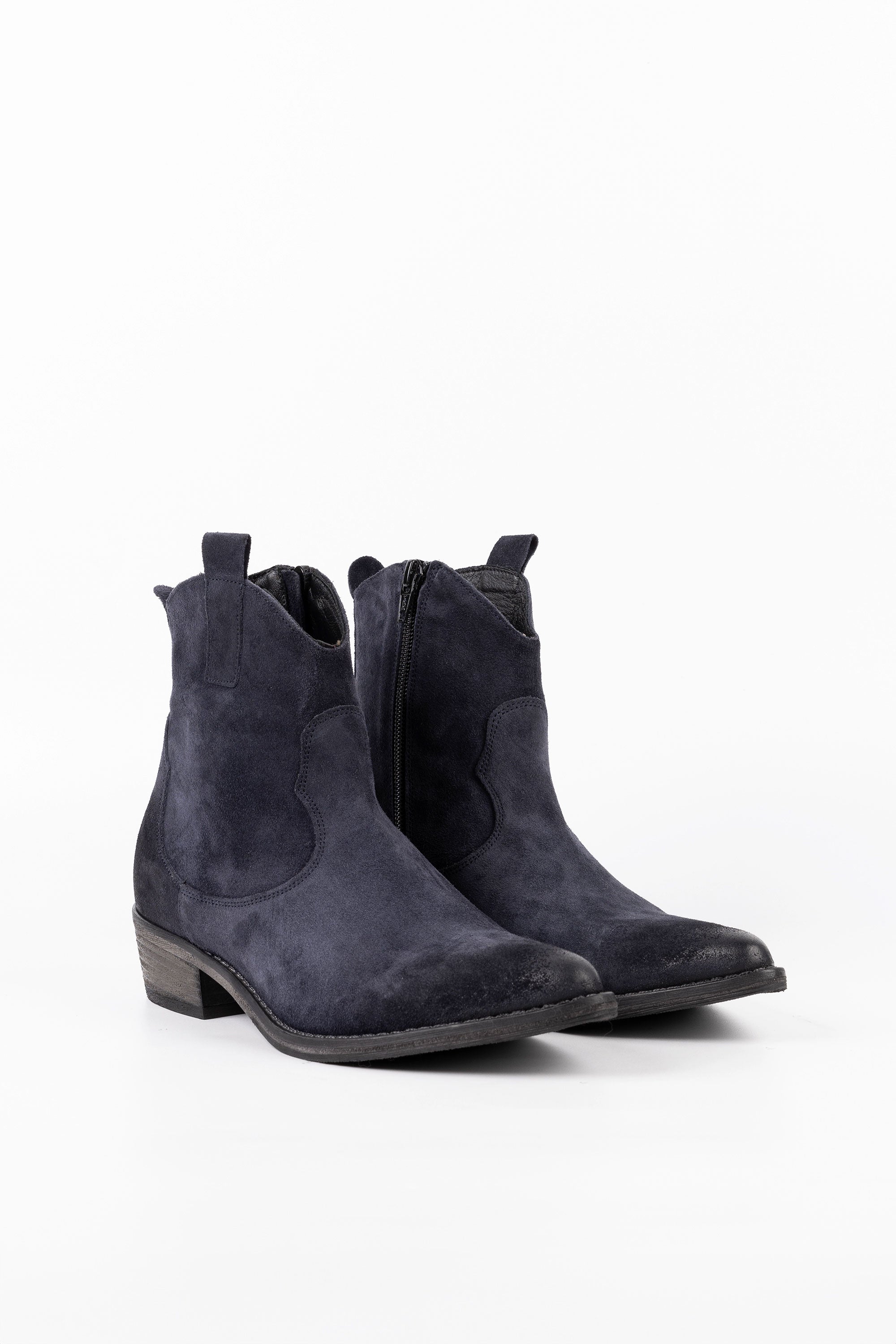 Stivaletti Texani in Camoscio Hannah