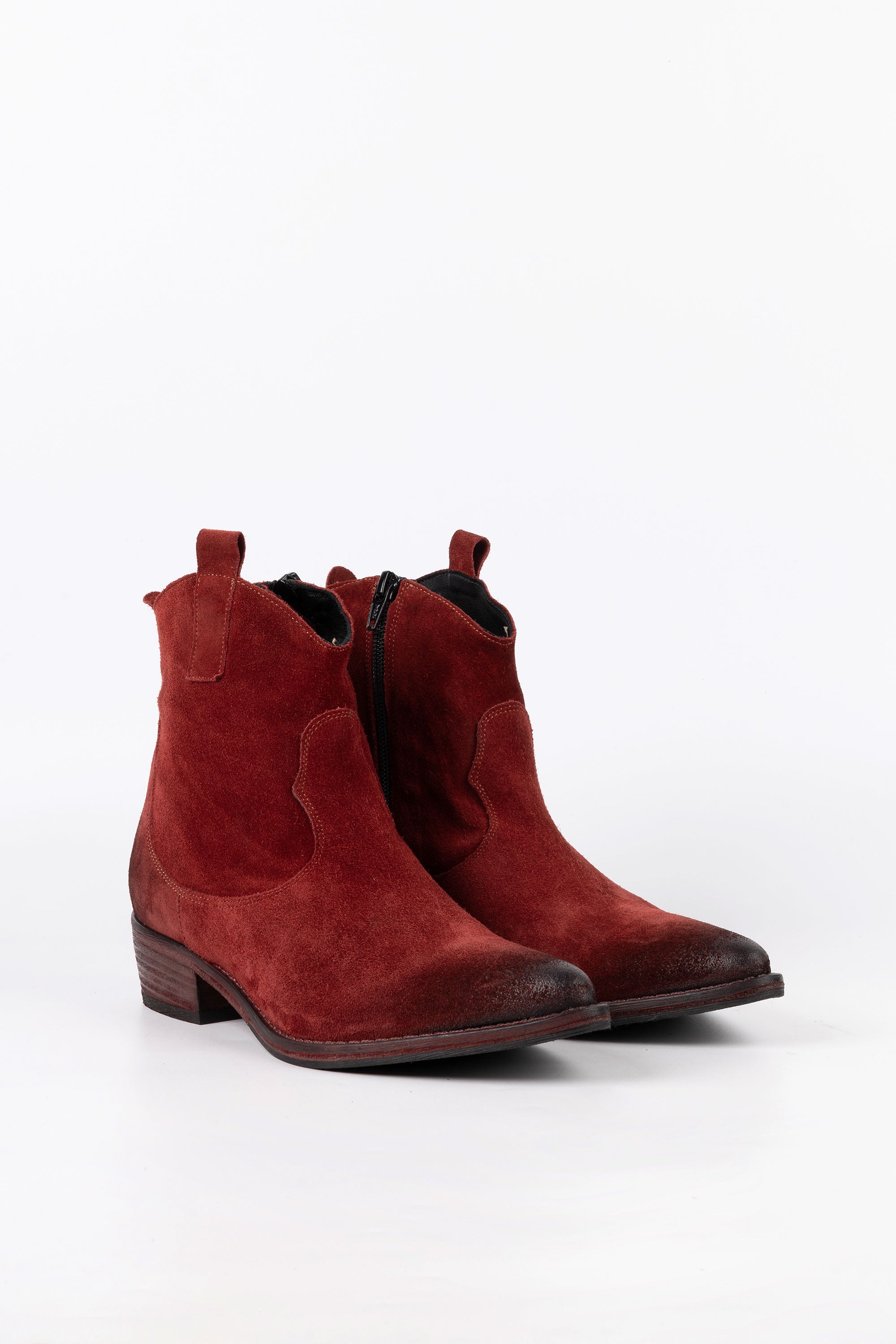 Stivaletti Texani in Camoscio Hannah