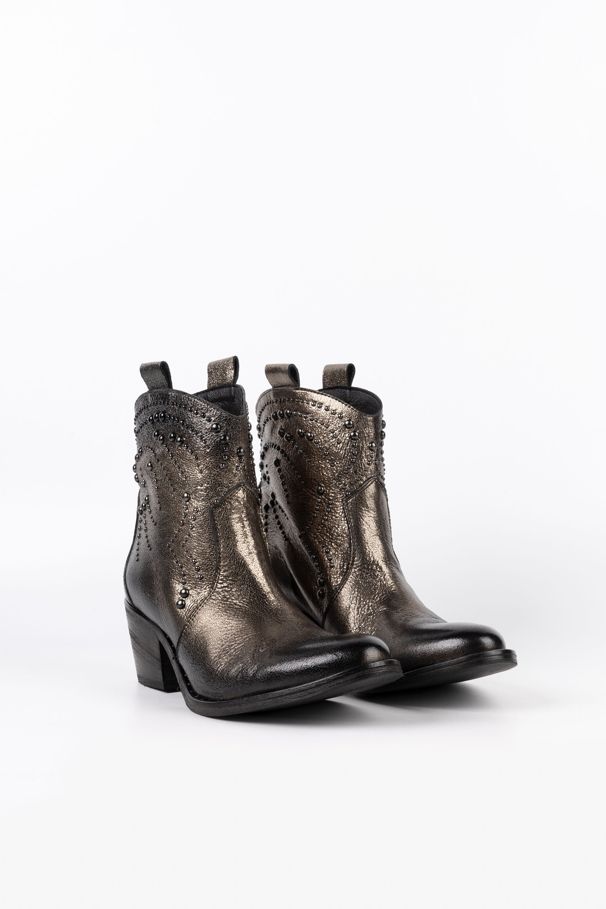 Stivaletti in Pelle Laminata Alice