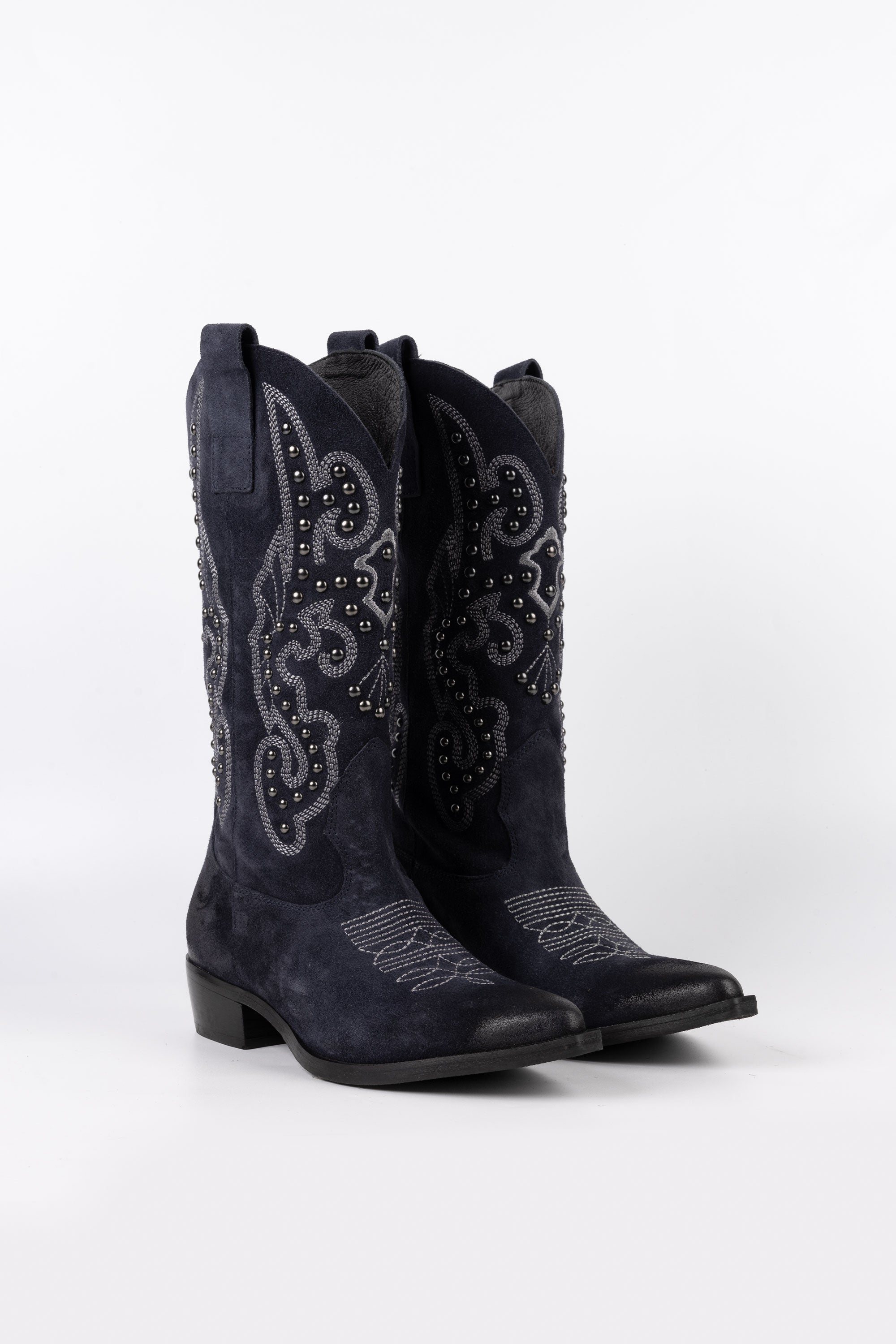 Stivali Texani in Camoscio Penelope