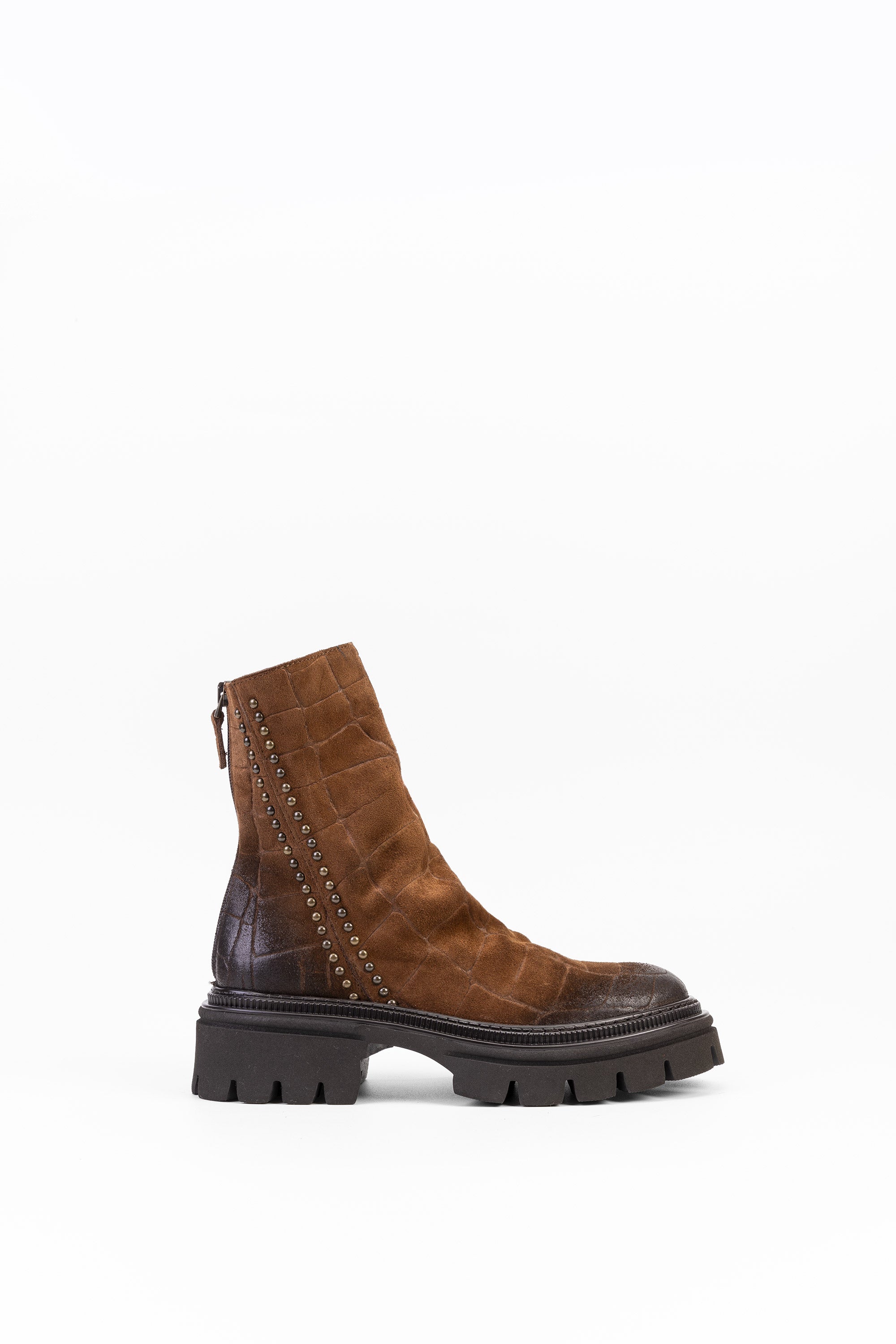 Stivaletti in Camoscio Zara - Cuoio