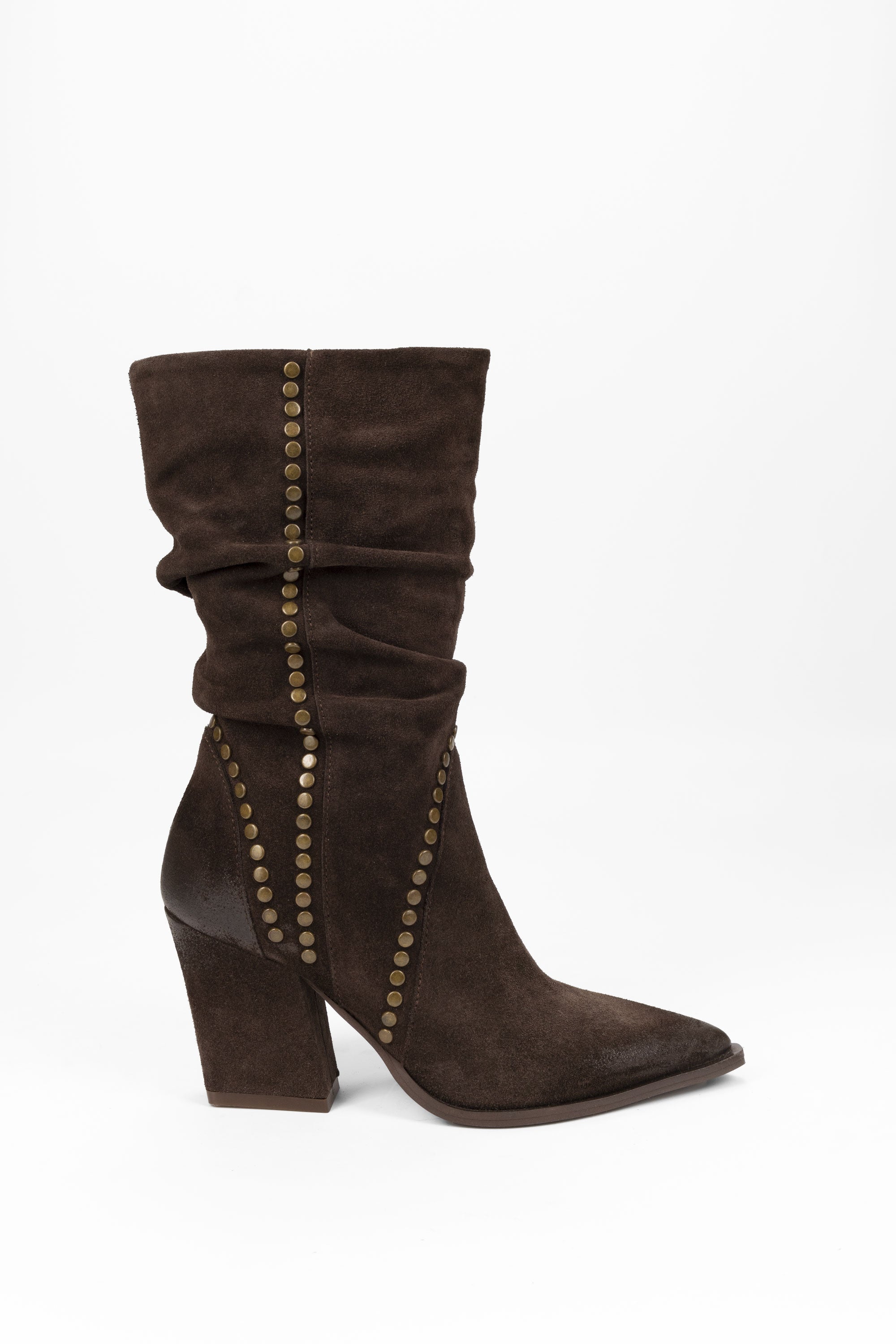 Stivaletti in Camoscio Rosalie - Marrone