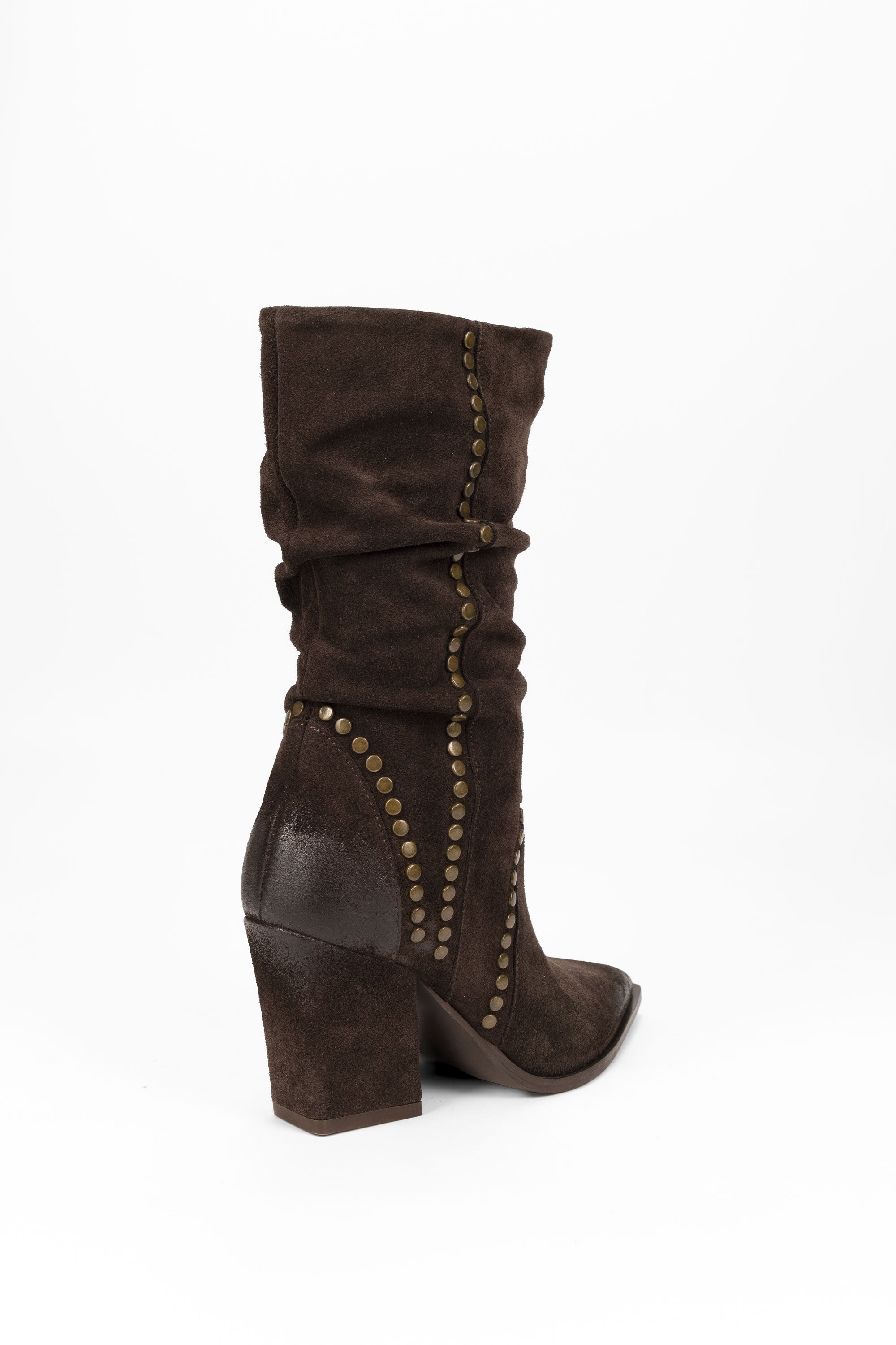 Stivaletti in Camoscio Rosalie - Marrone