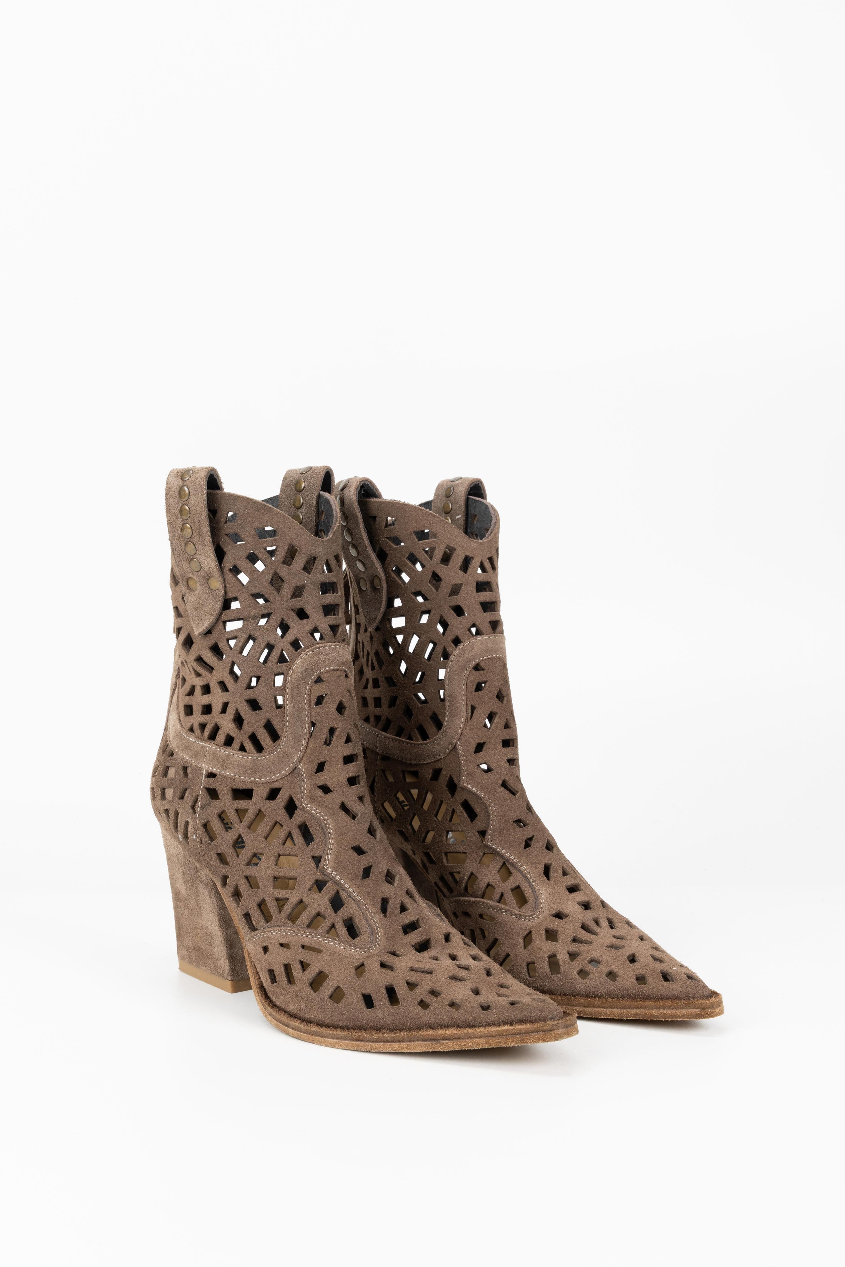 Stivaletti in Camoscio Bridget