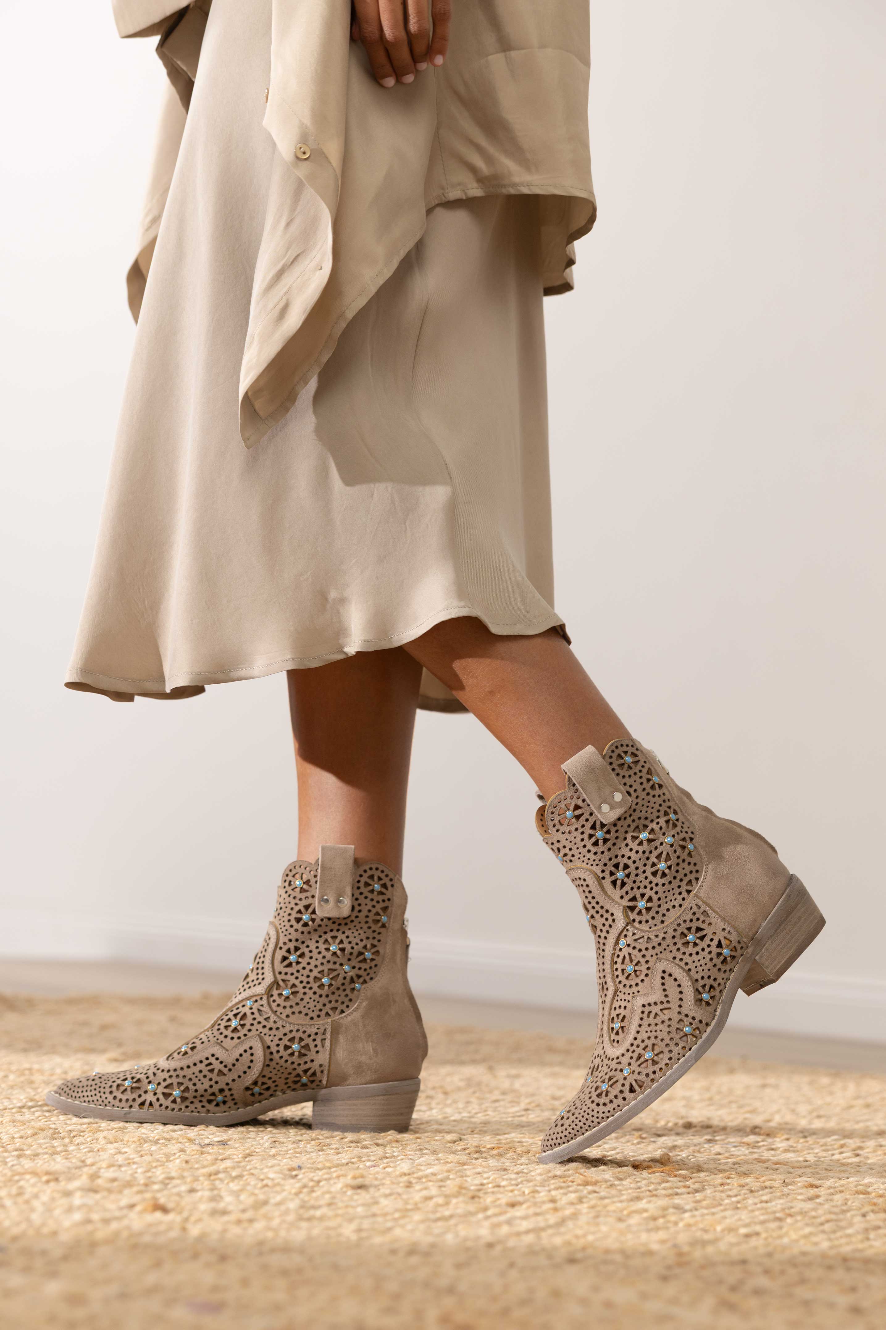 Stivaletti in Camoscio Cassandra - Mimmu