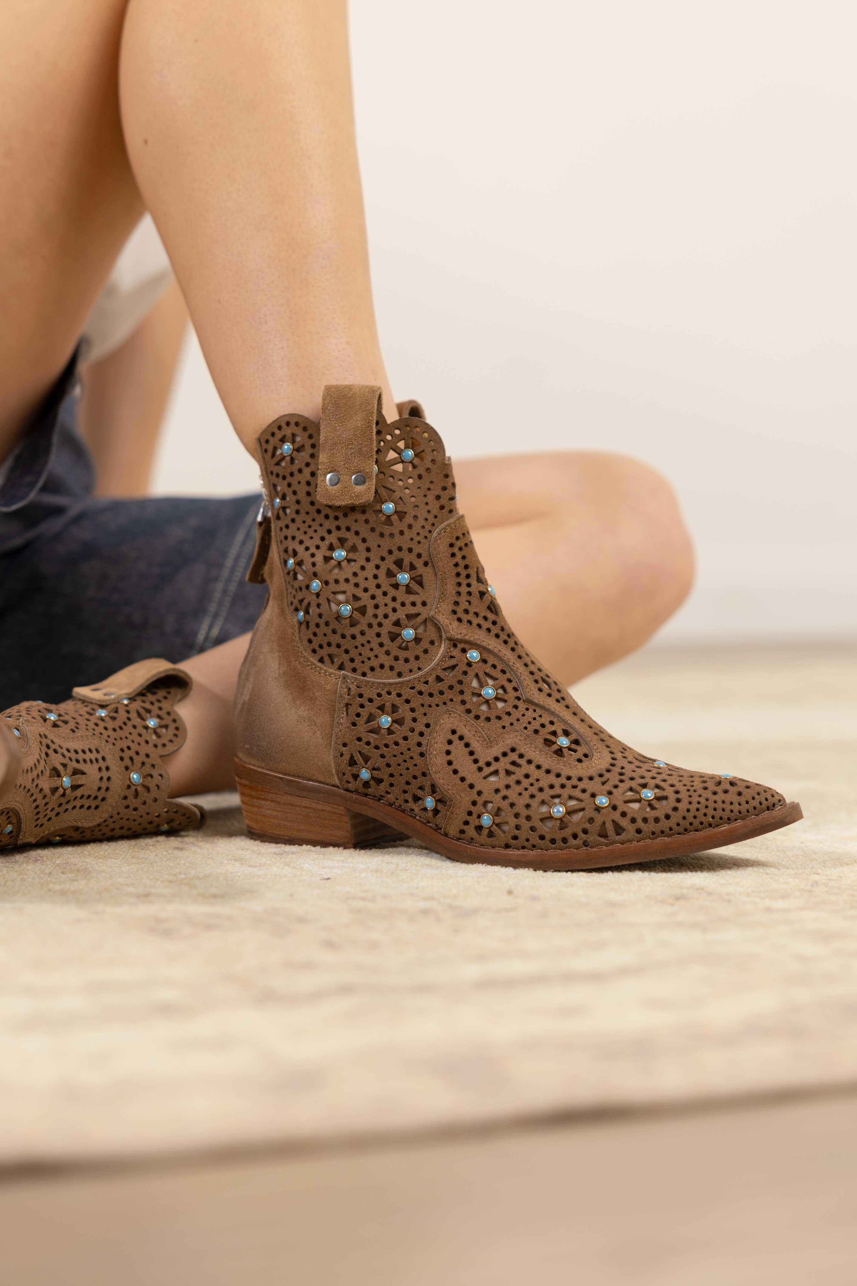 Bottines en Daim Cassandra