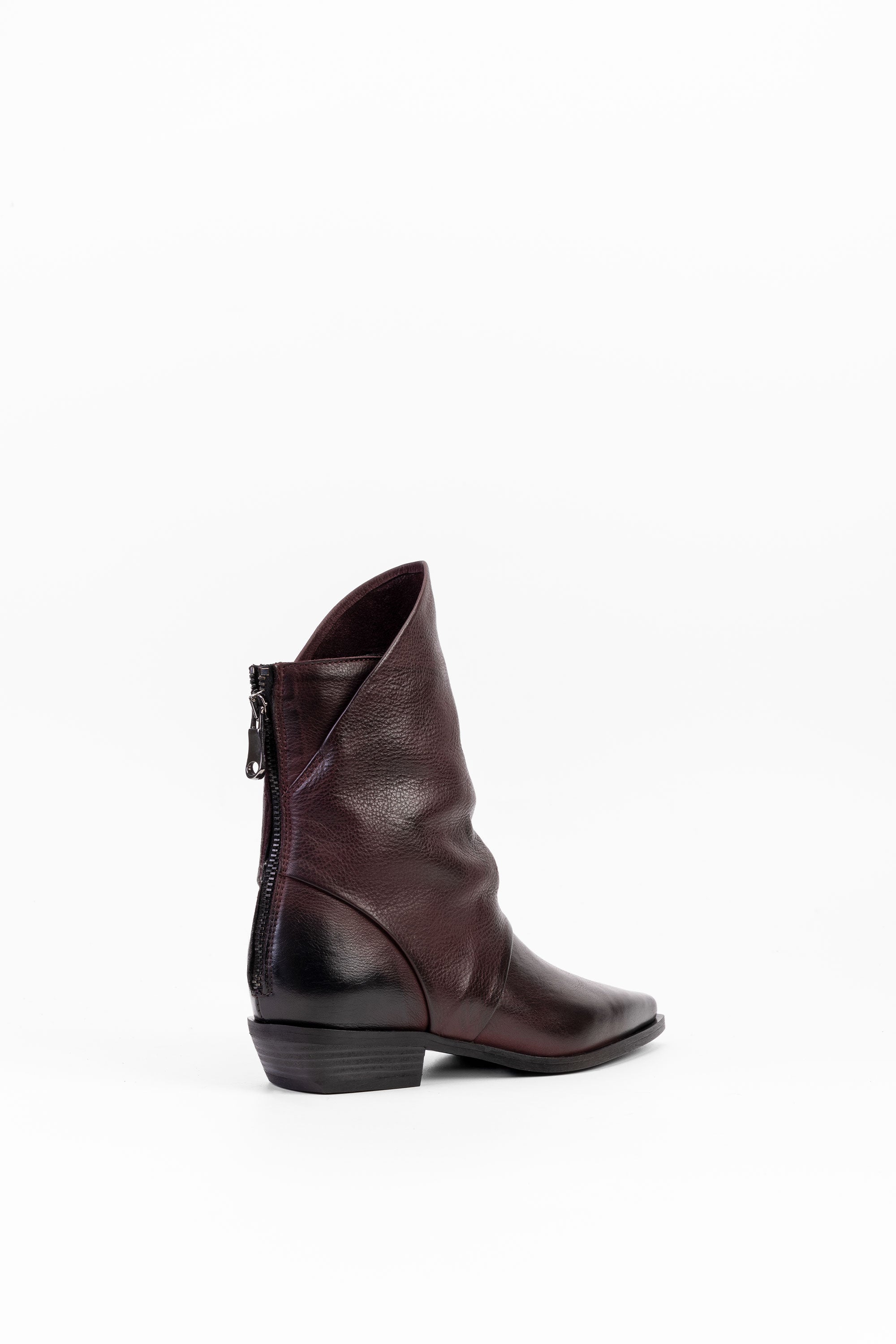 Stivaletti in Pelle Meredith - Bordeaux