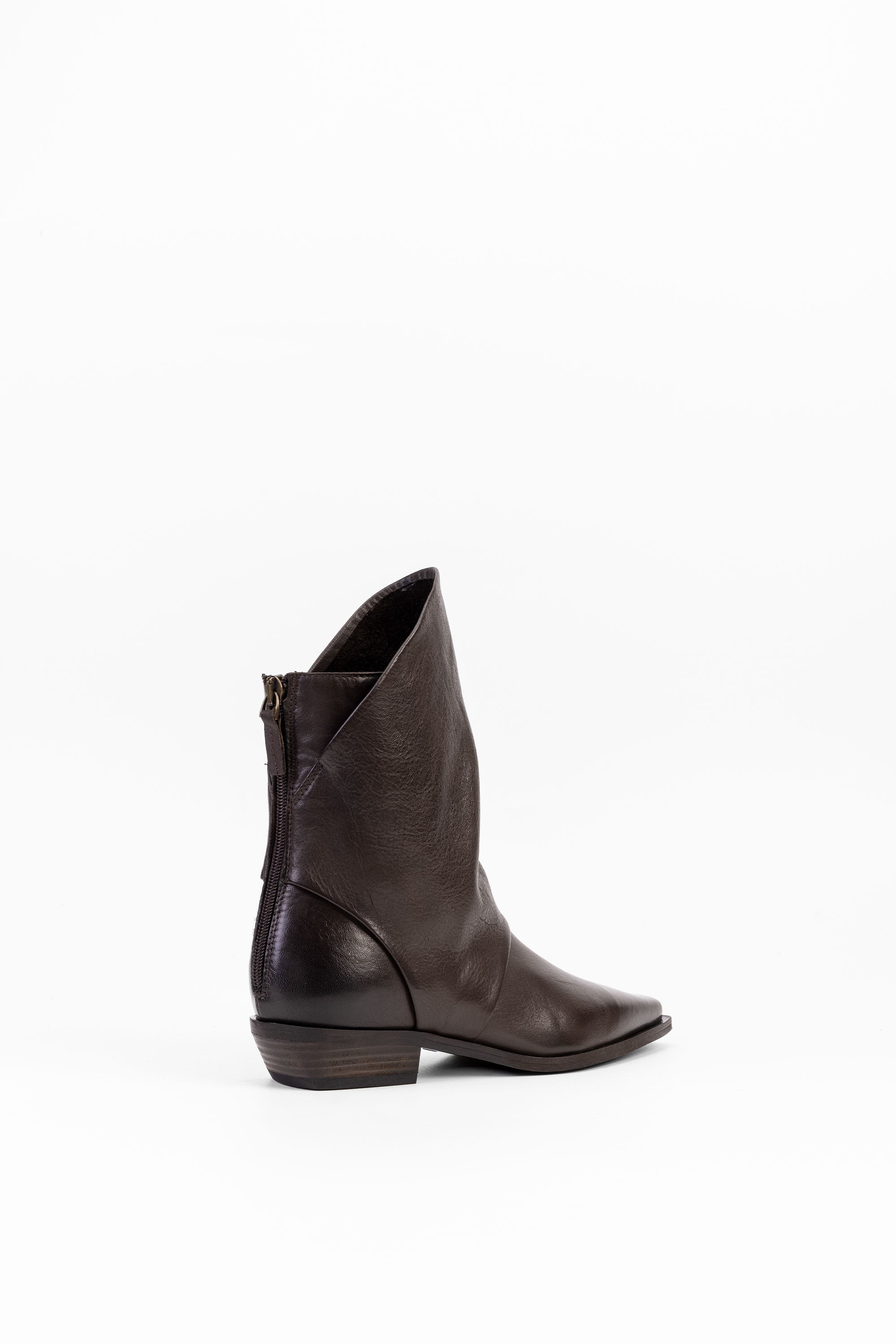 Stivaletti in Pelle Meredith - Marrone