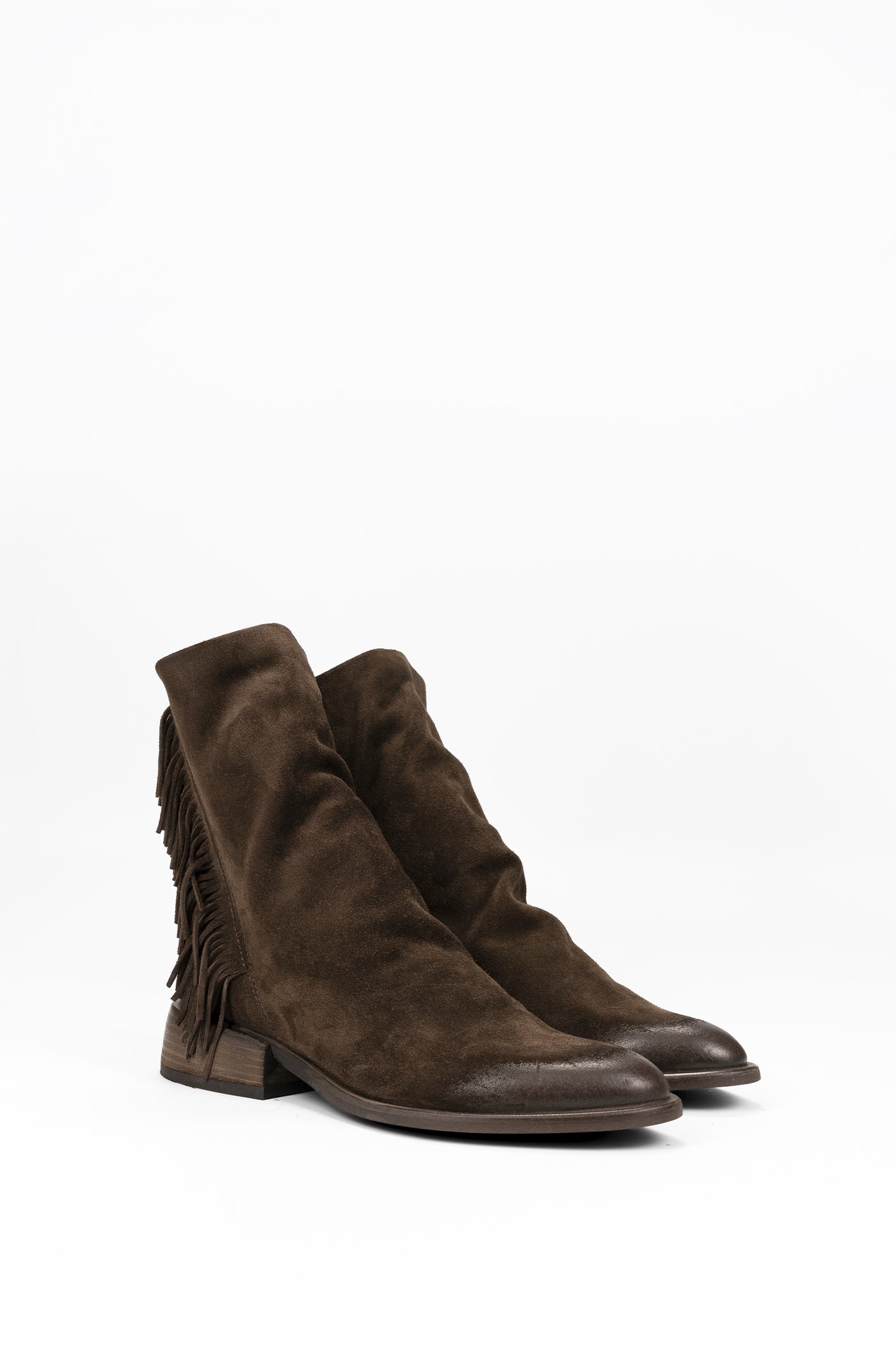 Stivaletti in Camoscio Charlene - Marrone