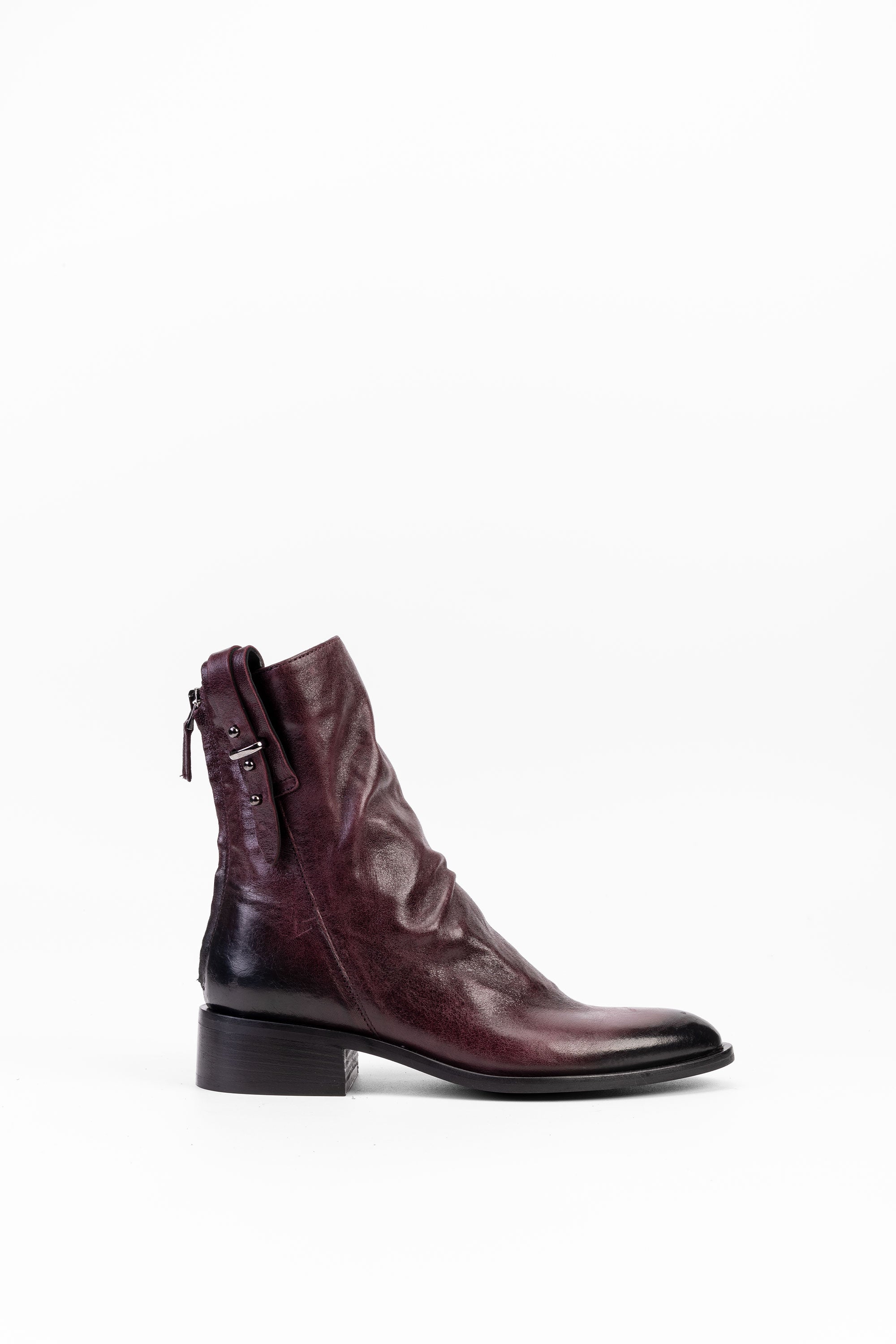 Stivaletti in Pelle Cheyenne - Bordeaux