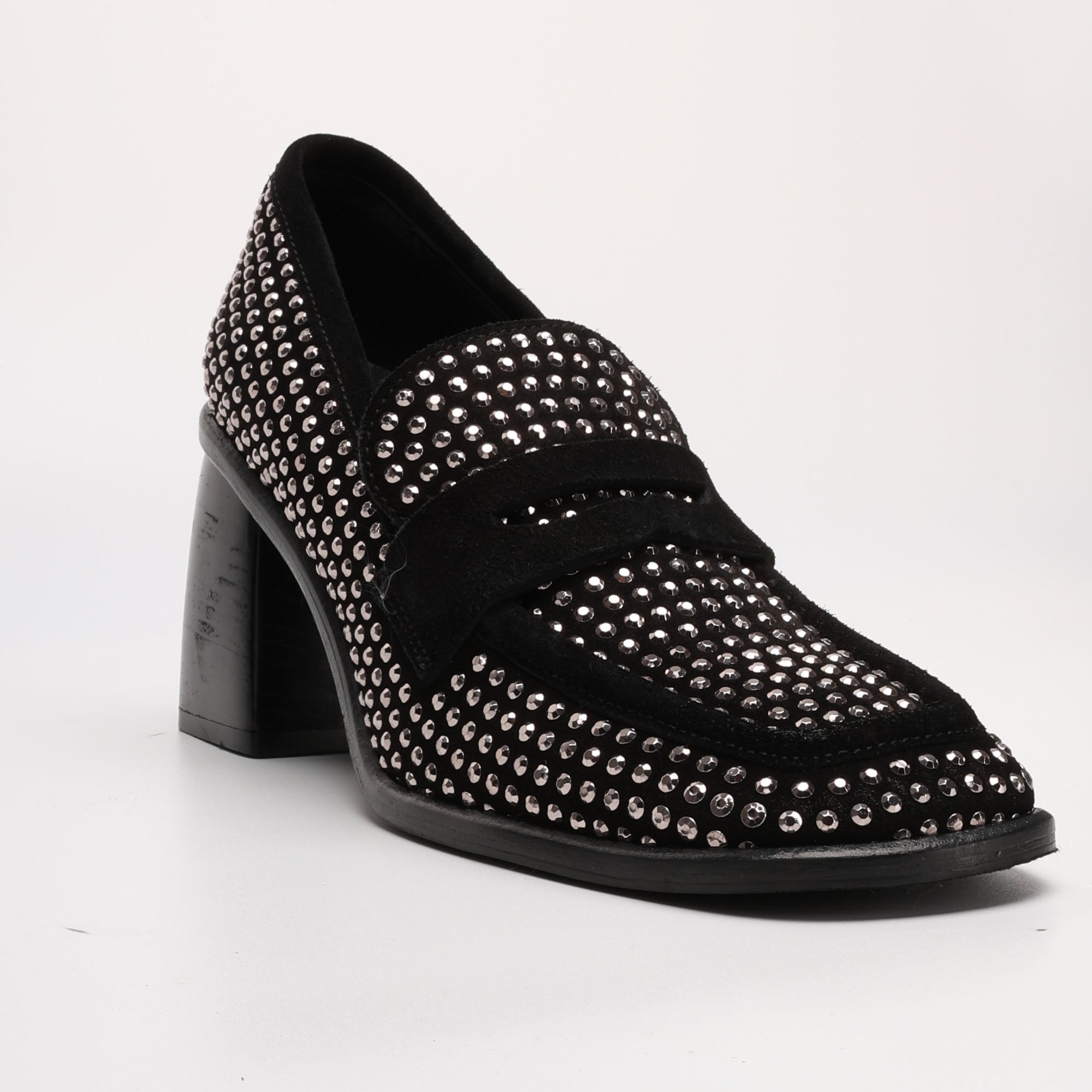 Mocassino con Strass Daphne Nero