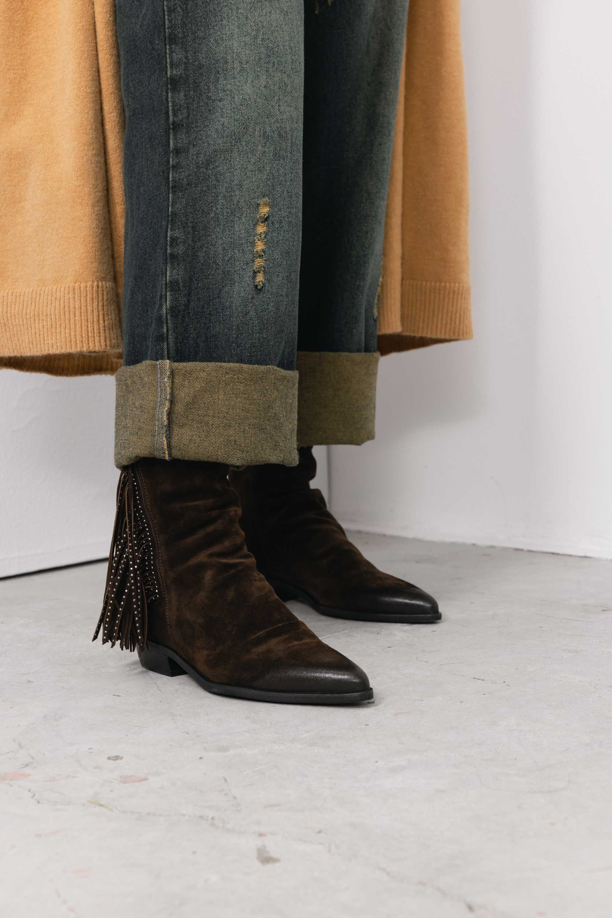 Bottines en daim Leyla