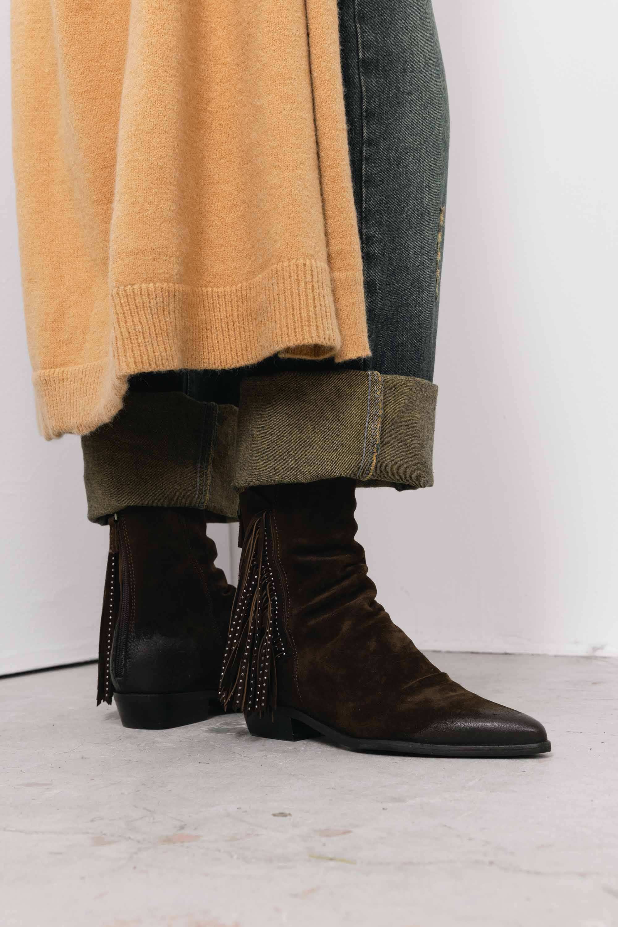 Bottines en daim Leyla
