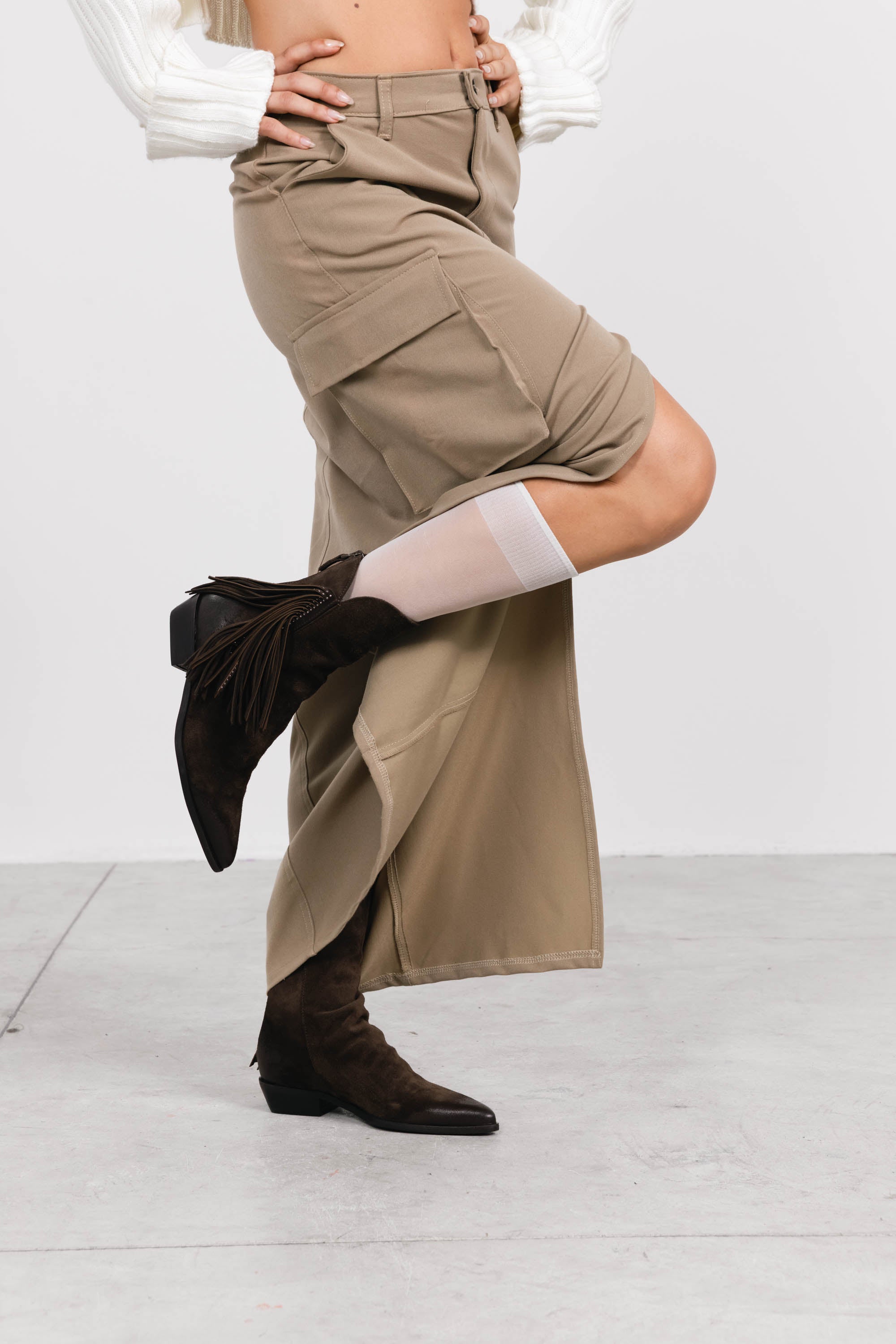 Bottines en daim Leyla