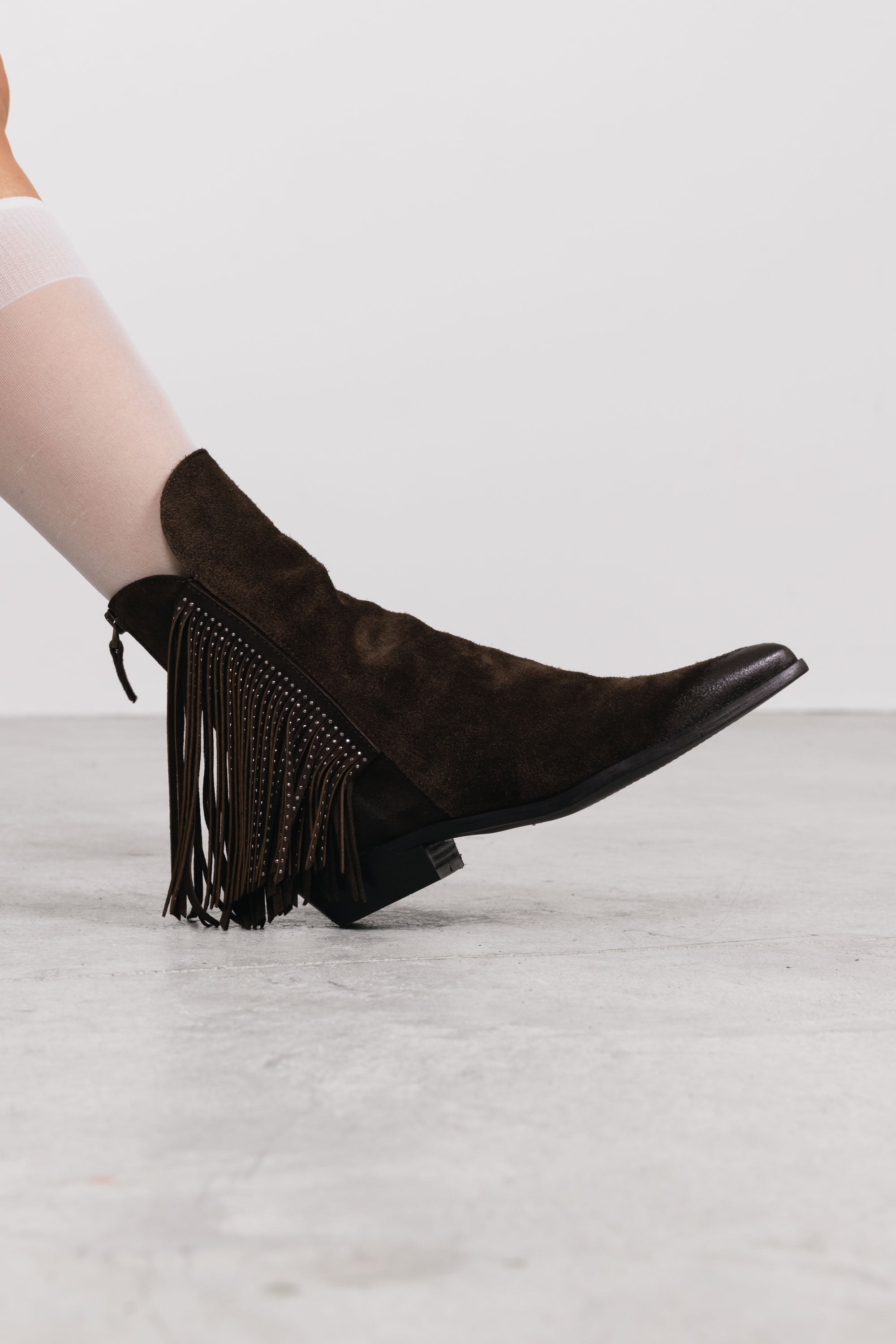 Bottines en daim Leyla