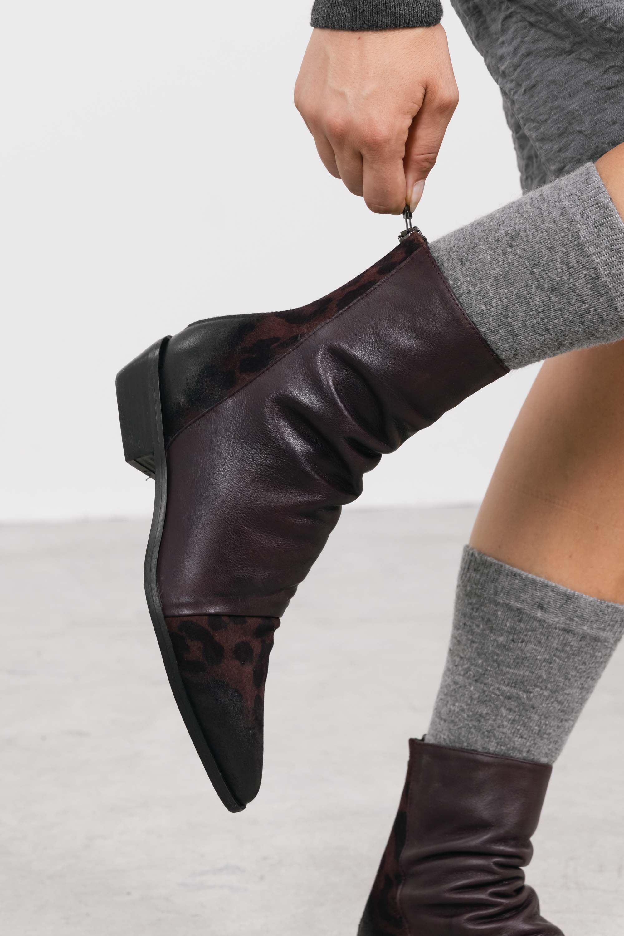 Bottines en cuir Katalin