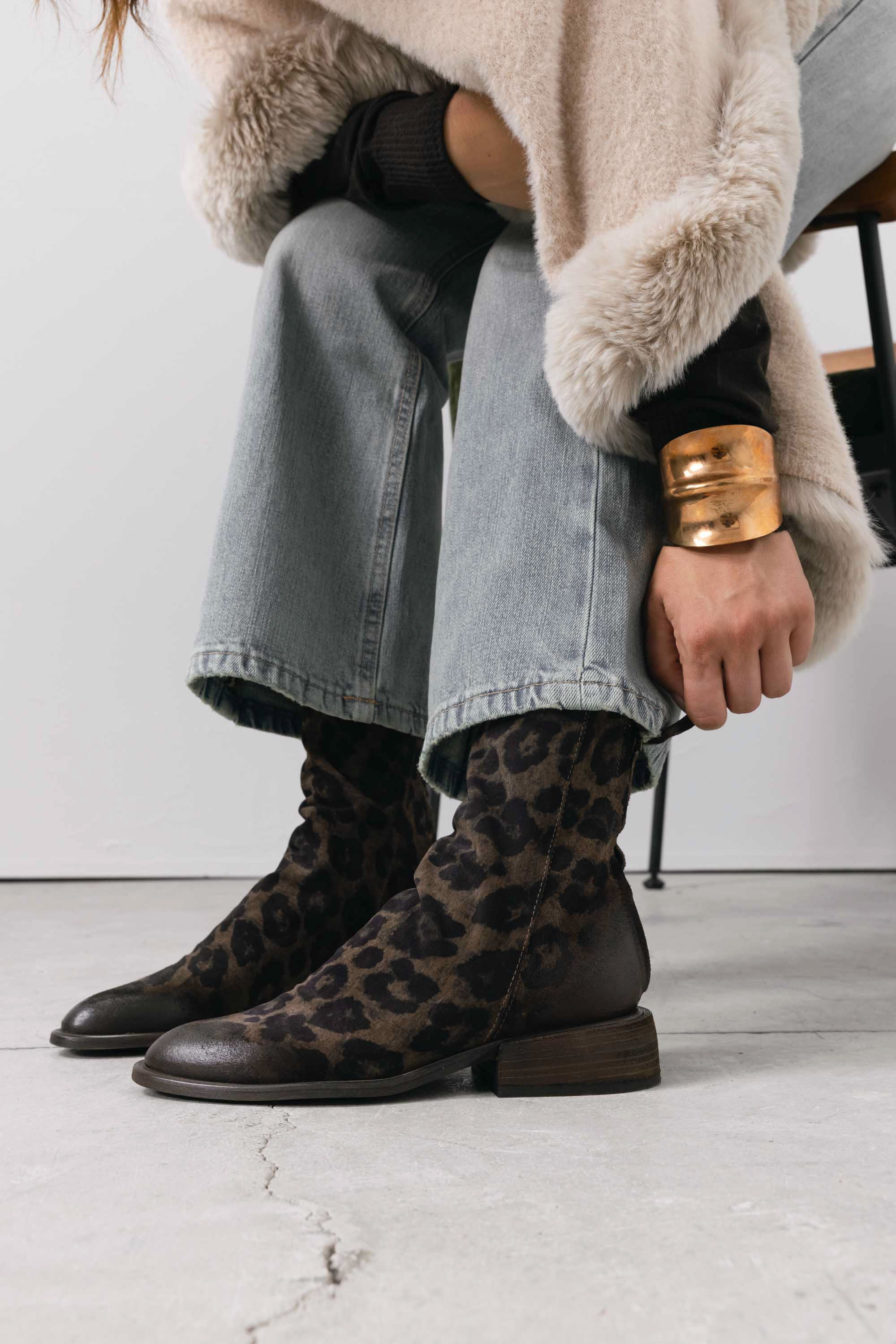 Bottines en daim Claire