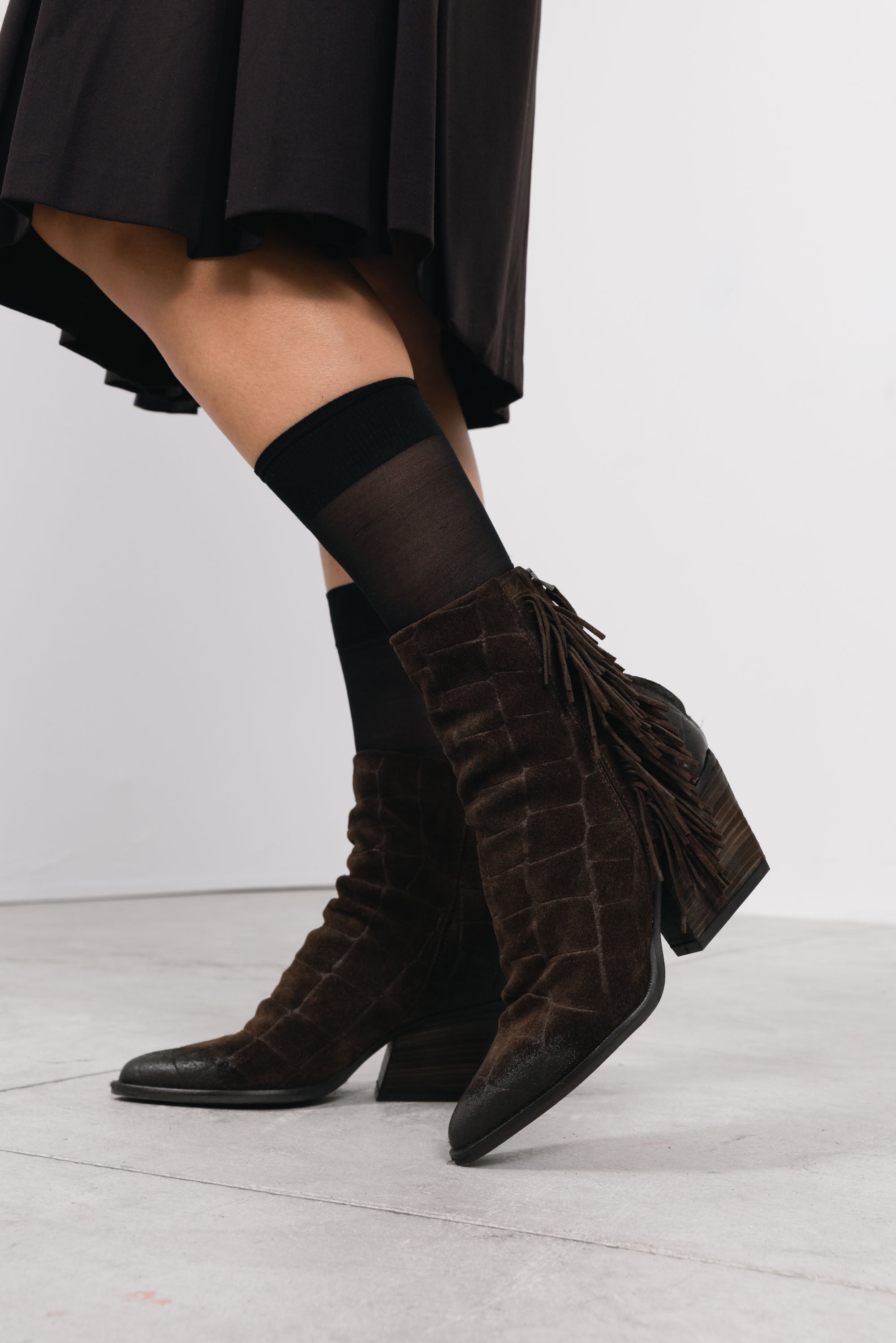 Bottines en daim Alexandra