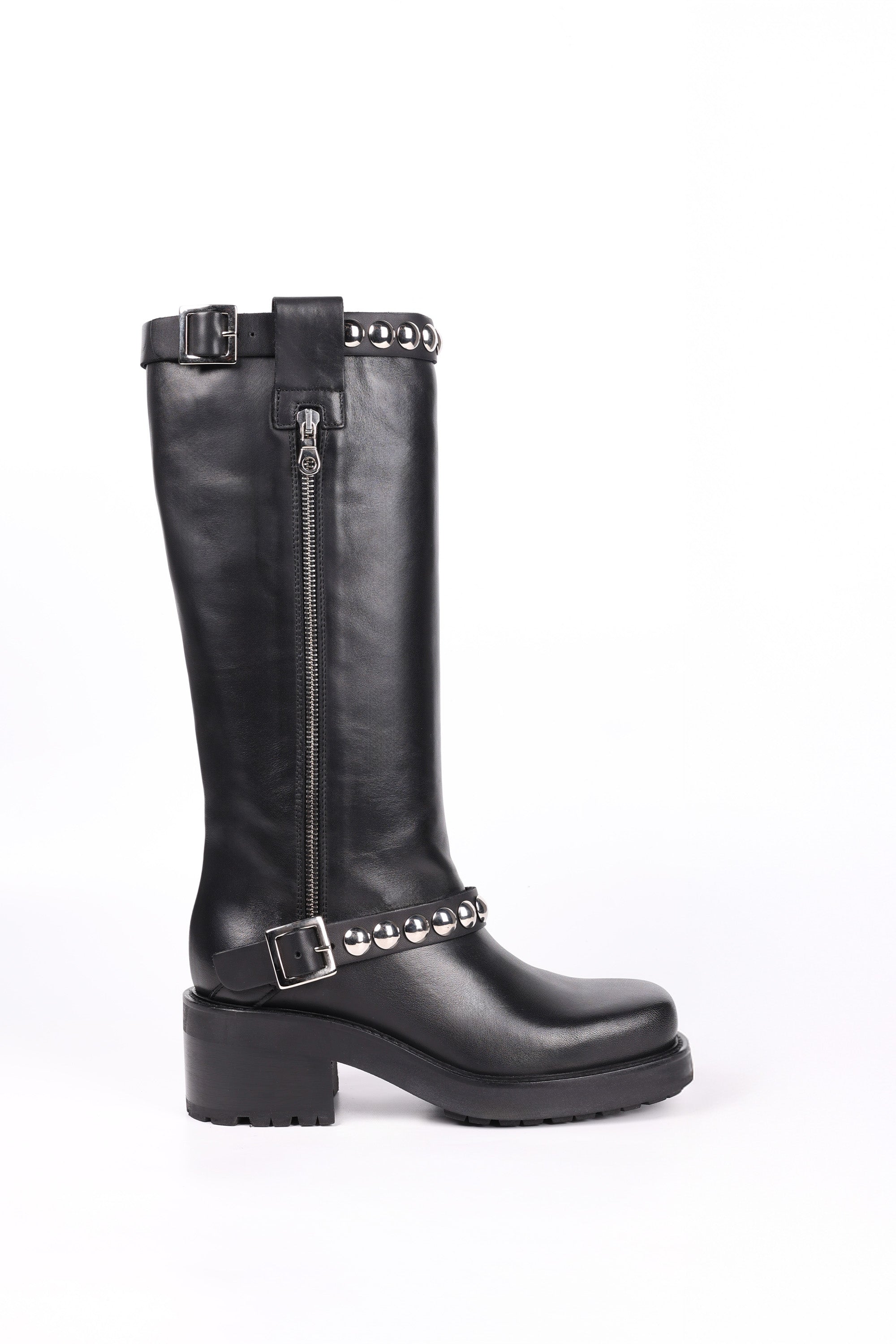 Suede Boots with Studs Carmela