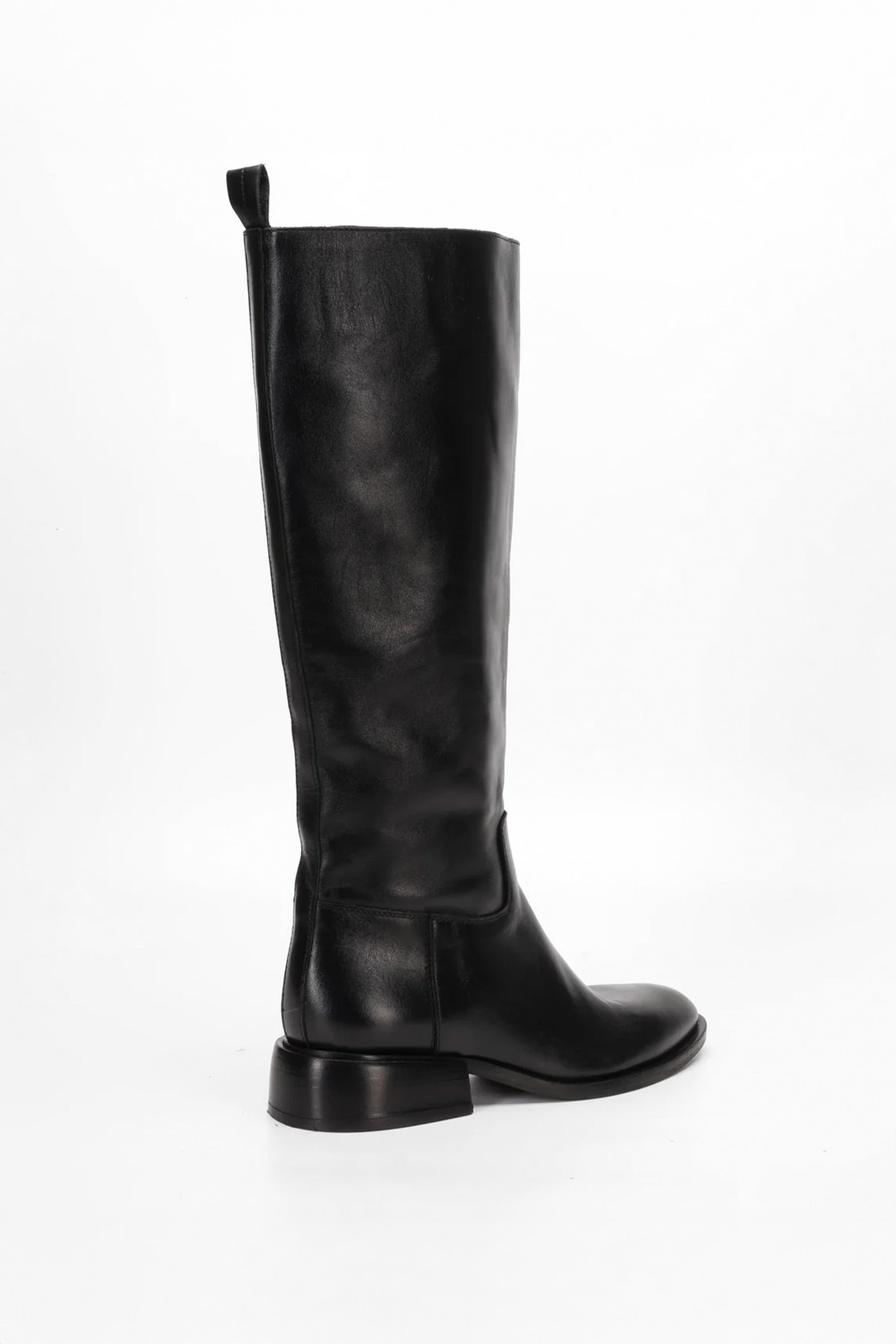 Botte en cuir Lise Noir