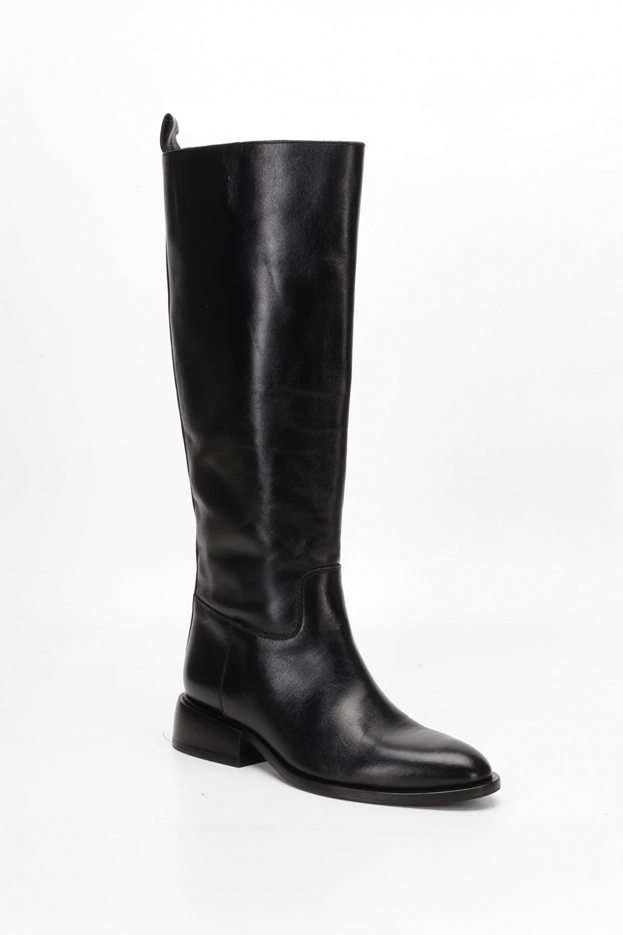Botte en cuir Lise Noir