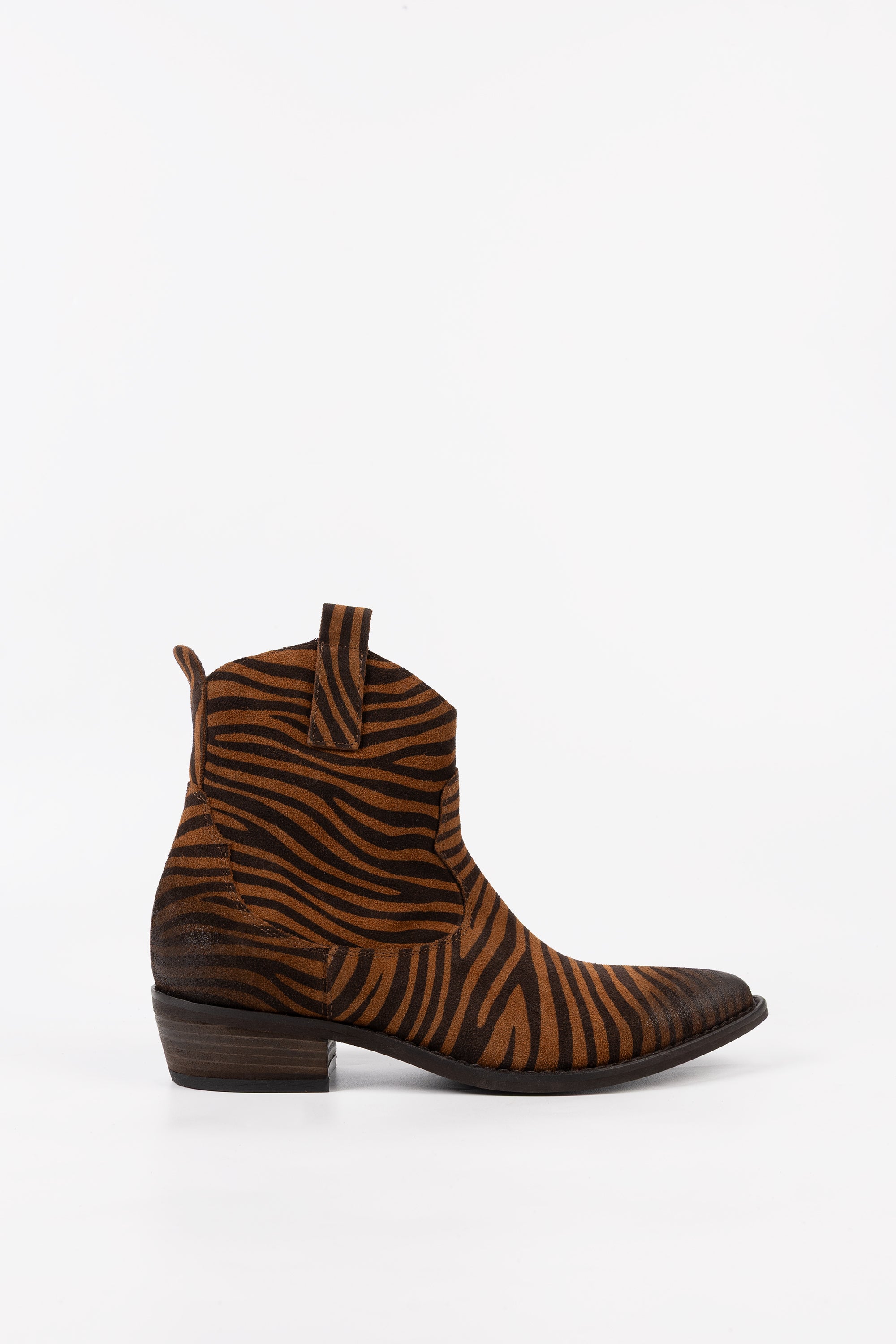 Botins em Pele Zebrada Giorgia