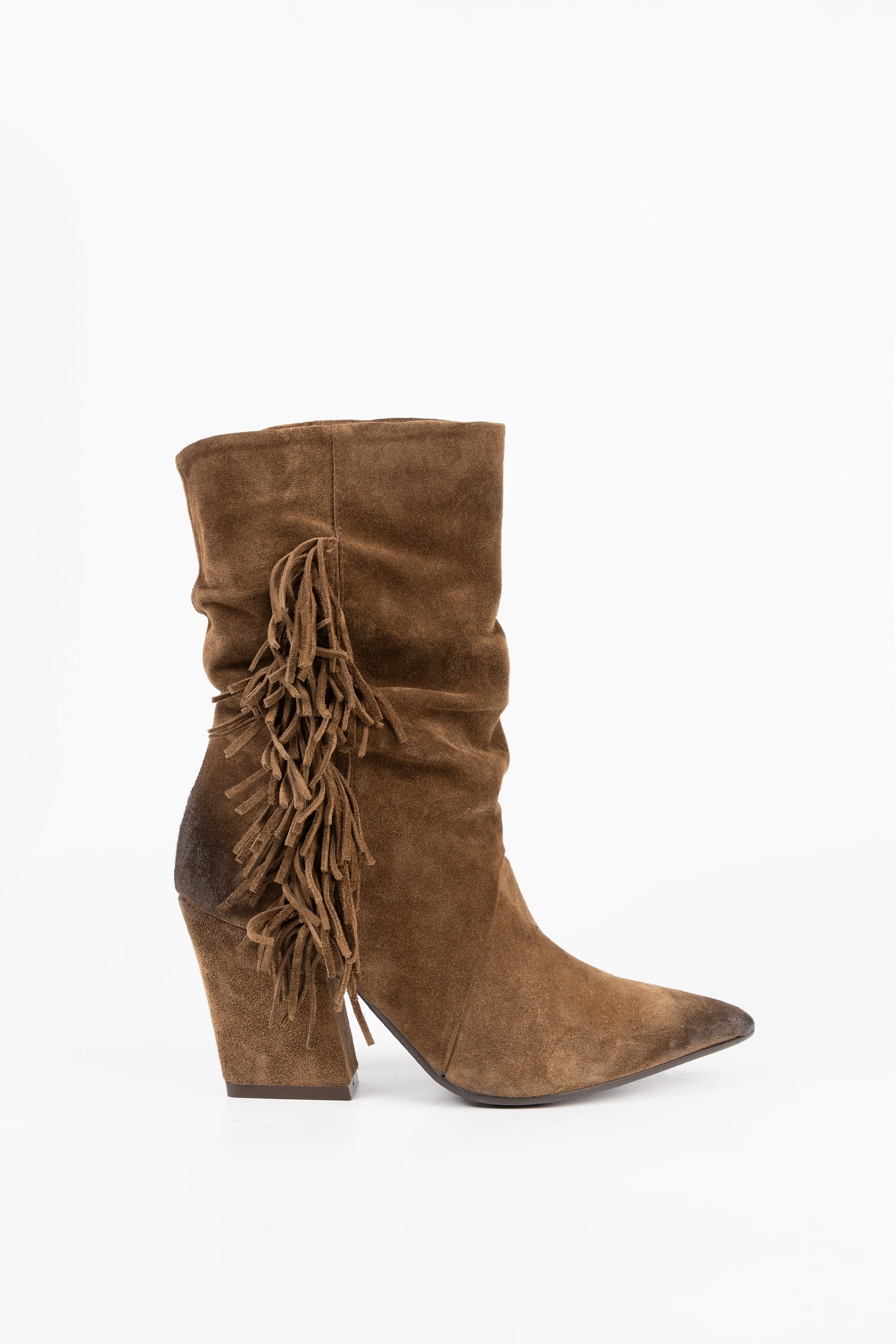 Bottines en daim avec franges Madison