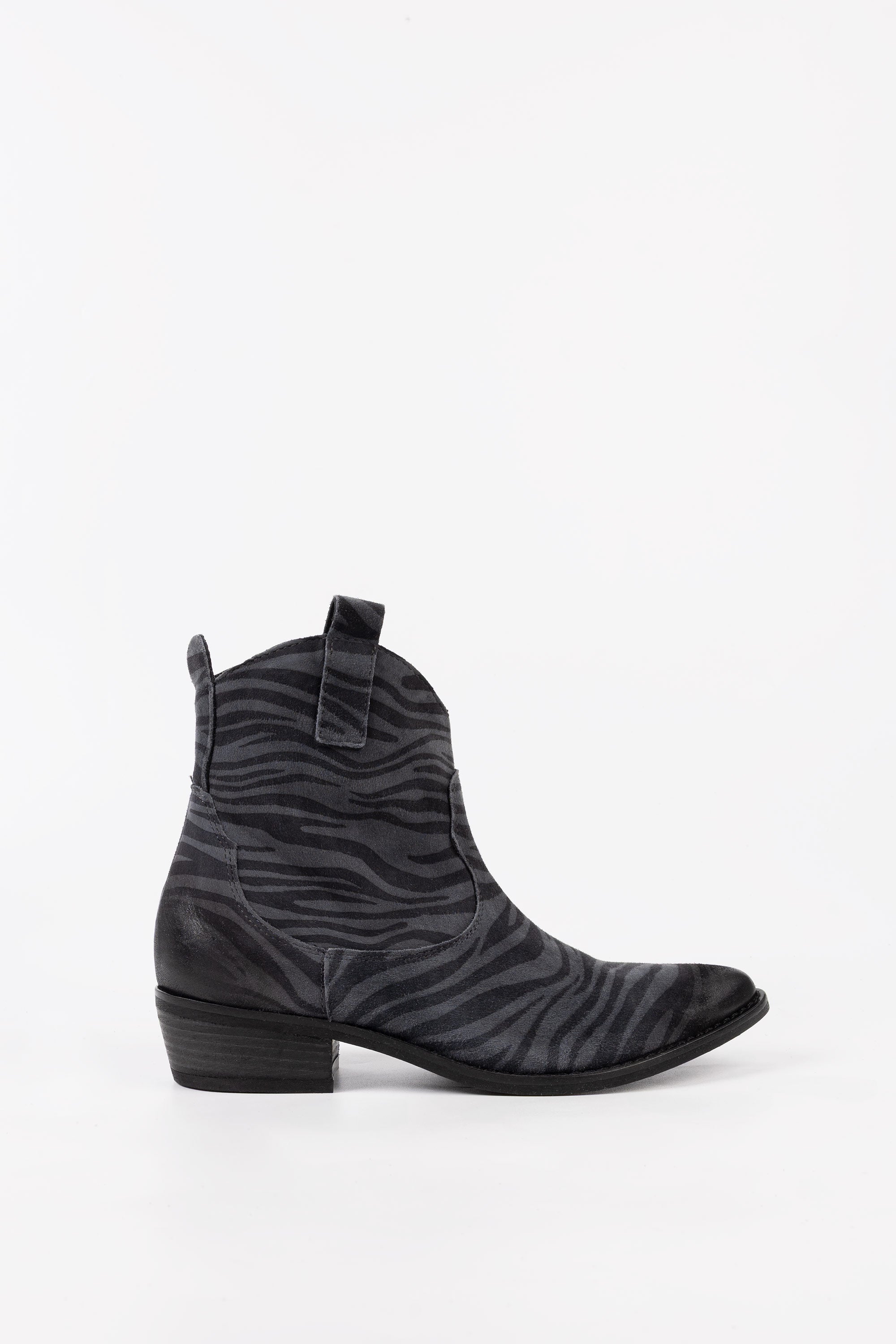 Botins em Pele Zebrada Giorgia