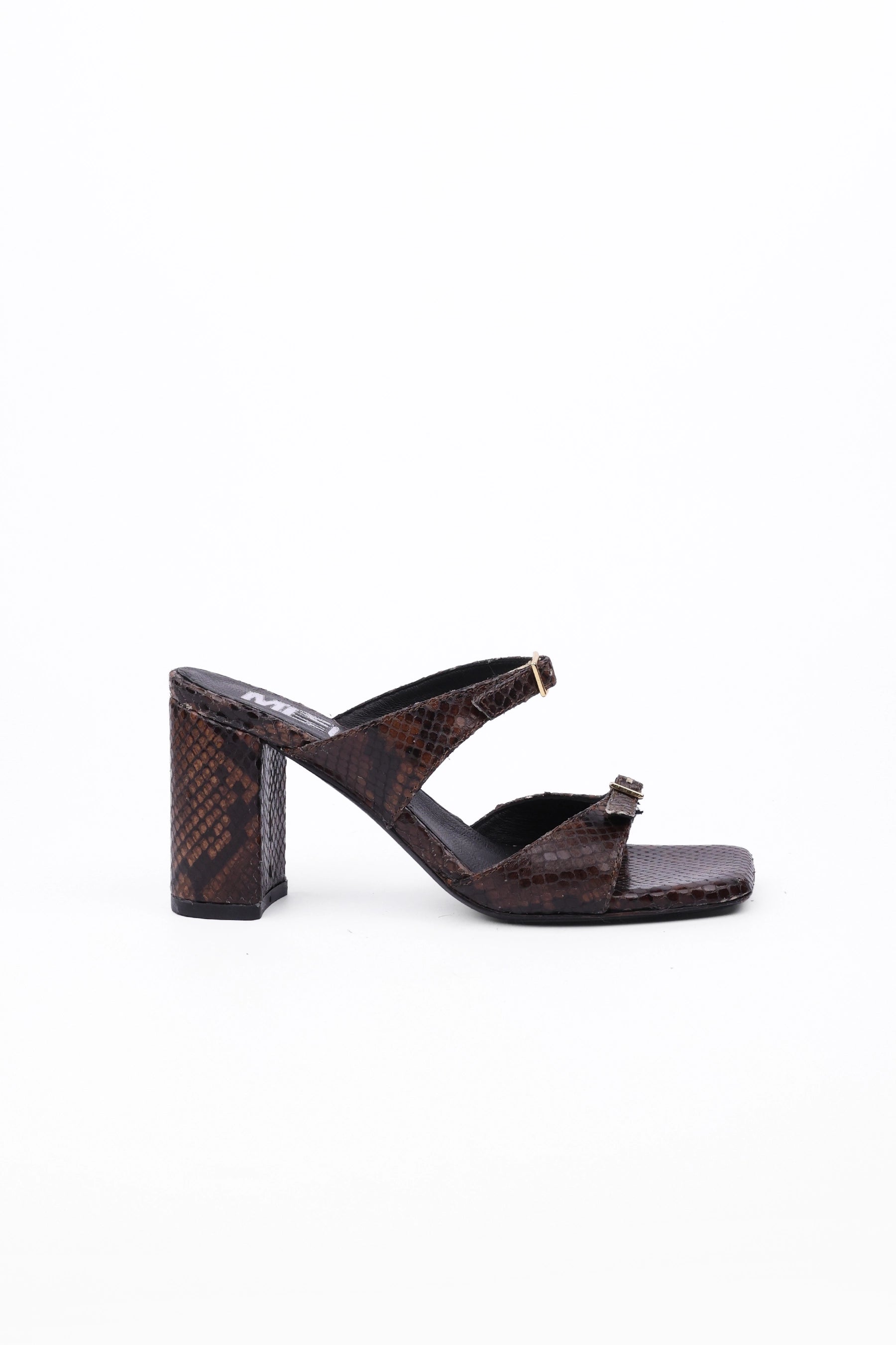 Sandali Nicole in Pelle Pitonata