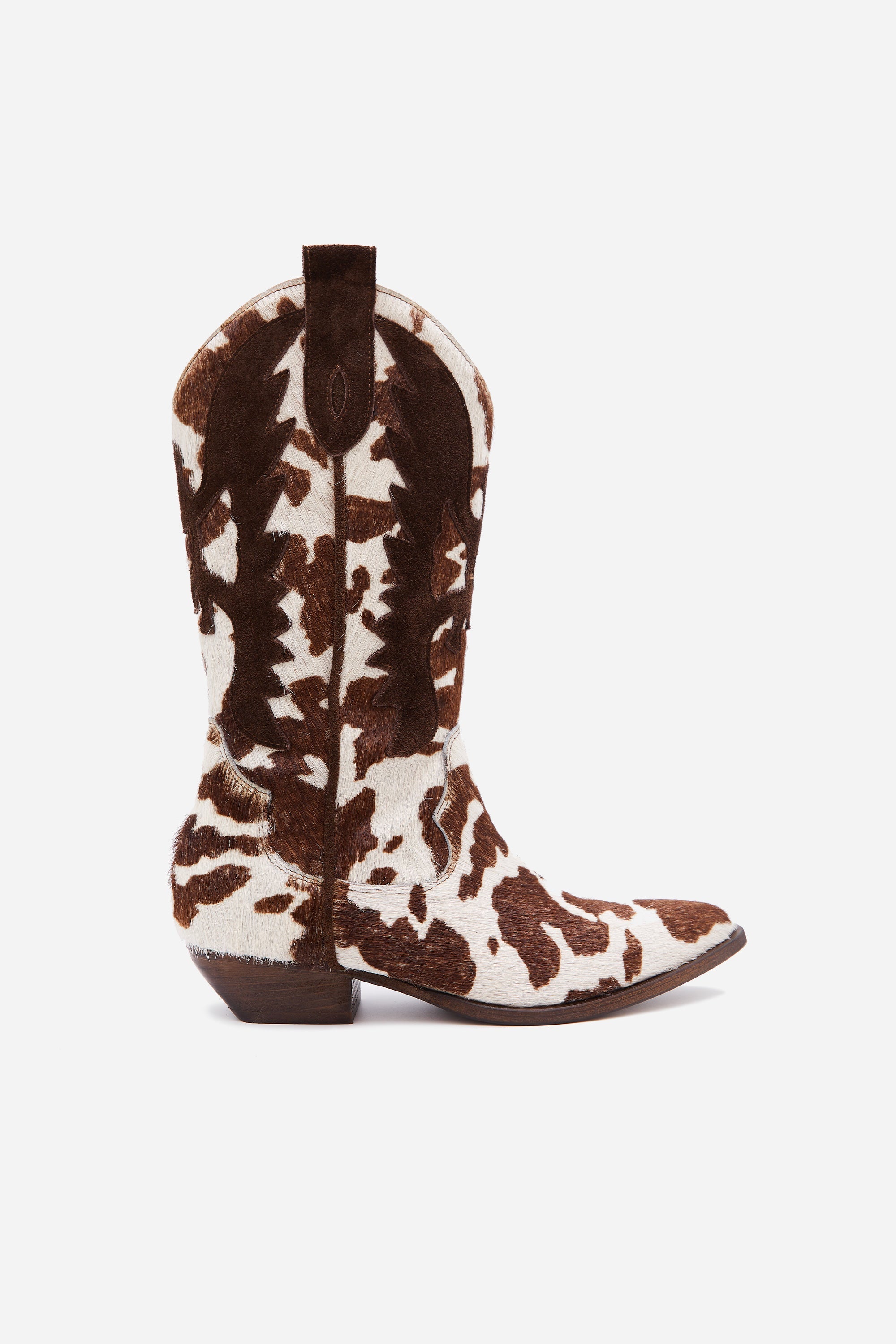 Cow Ride - Stivali Texani in Pelle Muccata - Mimmu