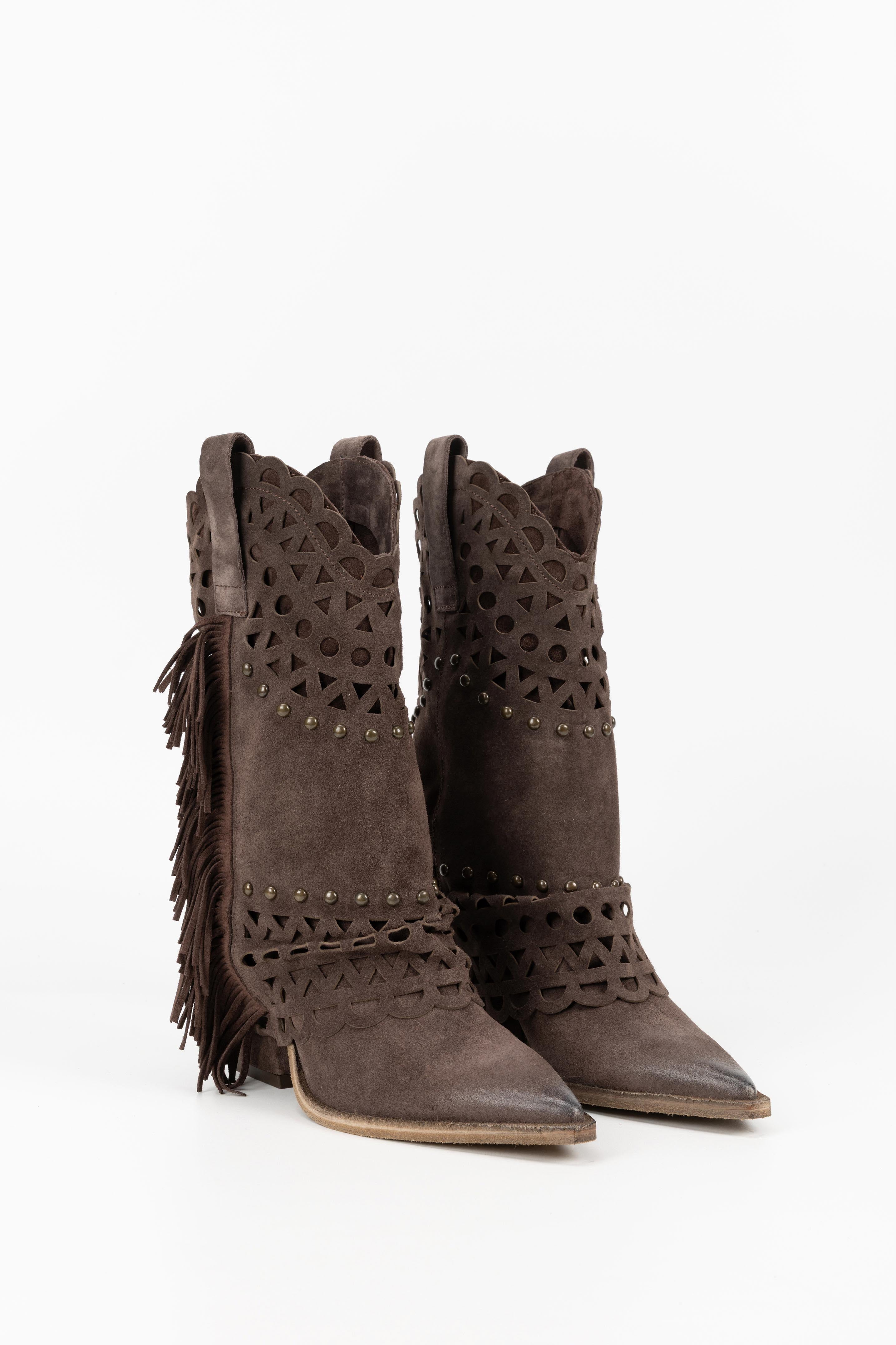 Stivali in Camoscio Magdalena - Mimmu