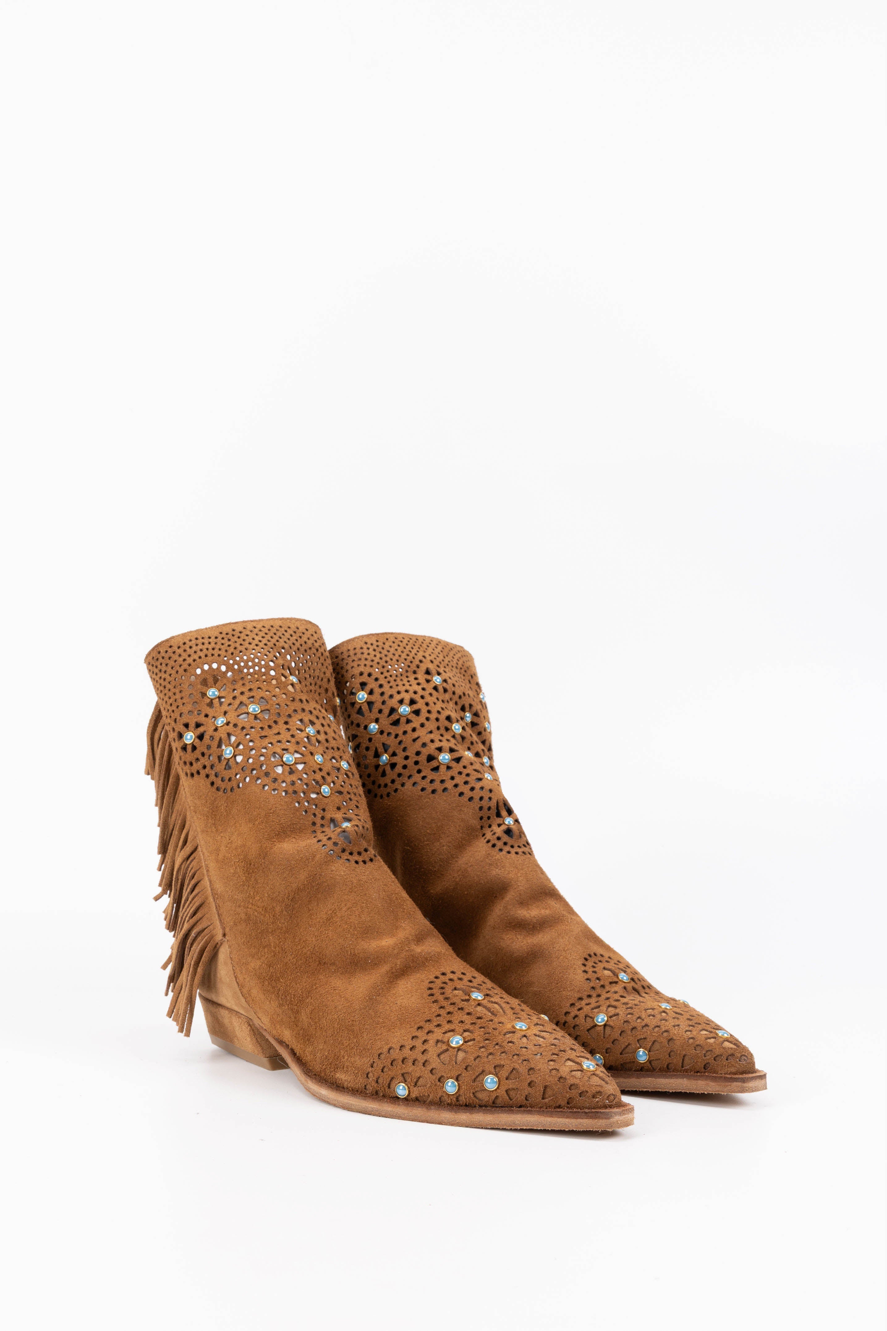 Stivaletti in Camoscio Caroline - Mimmu