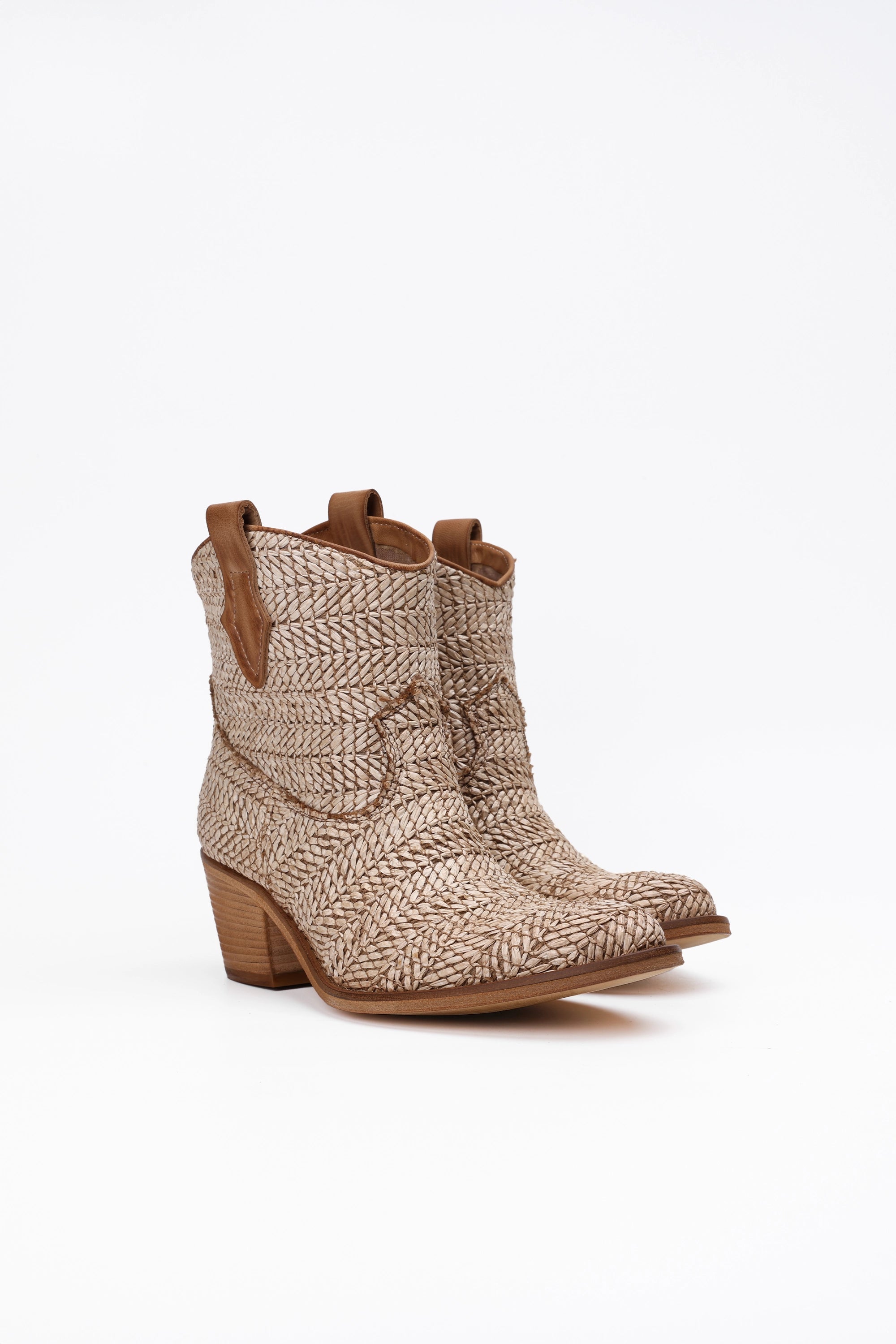 Stivaletti Ida in Raffia