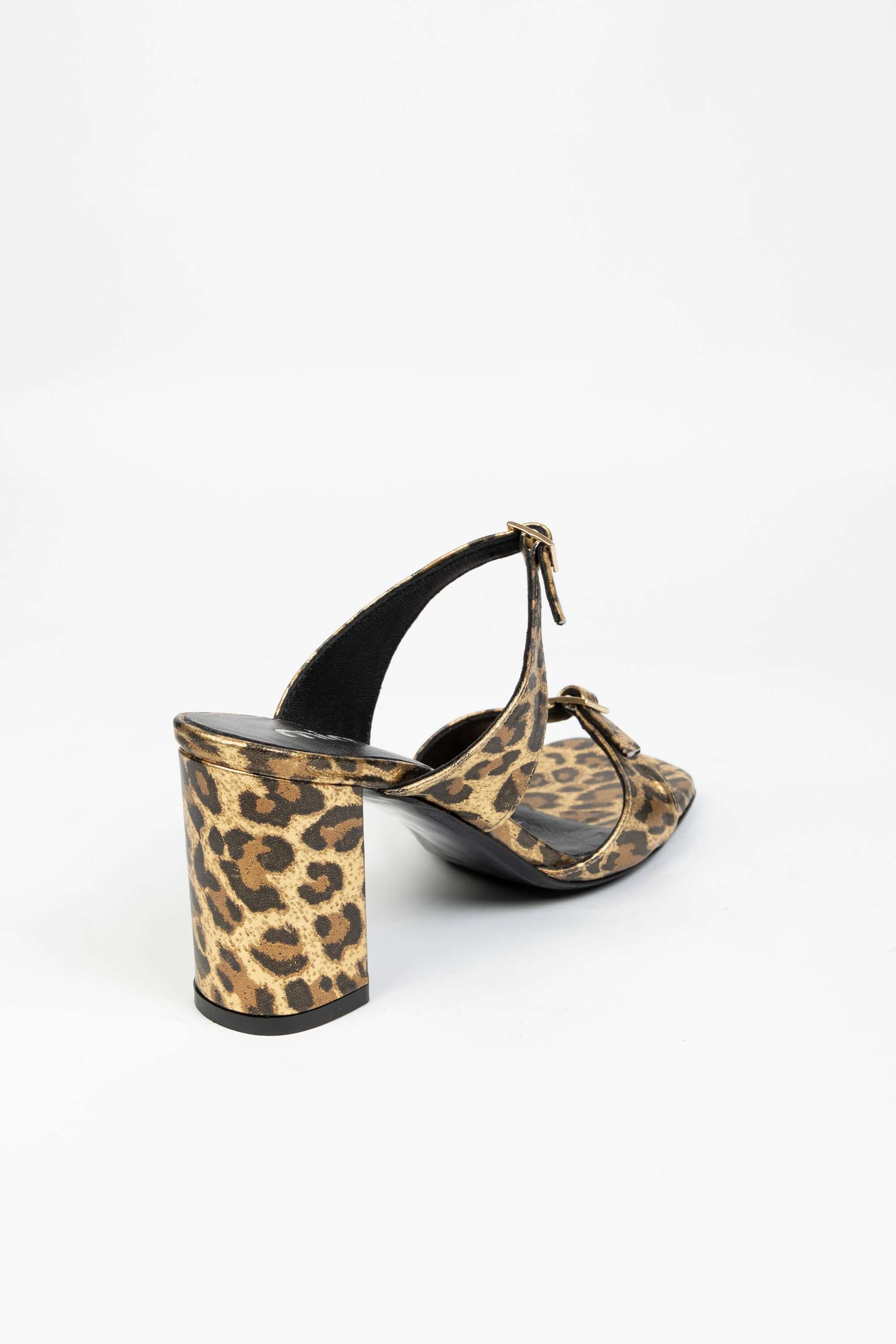 Sandali in Pelle Maculata Nicole
