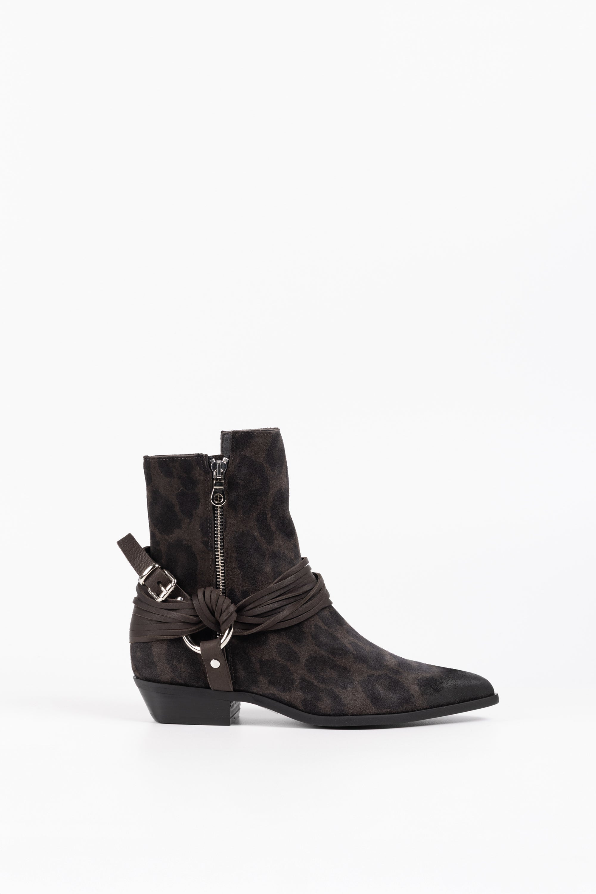 Stivaletti in Camoscio Maculato Loren