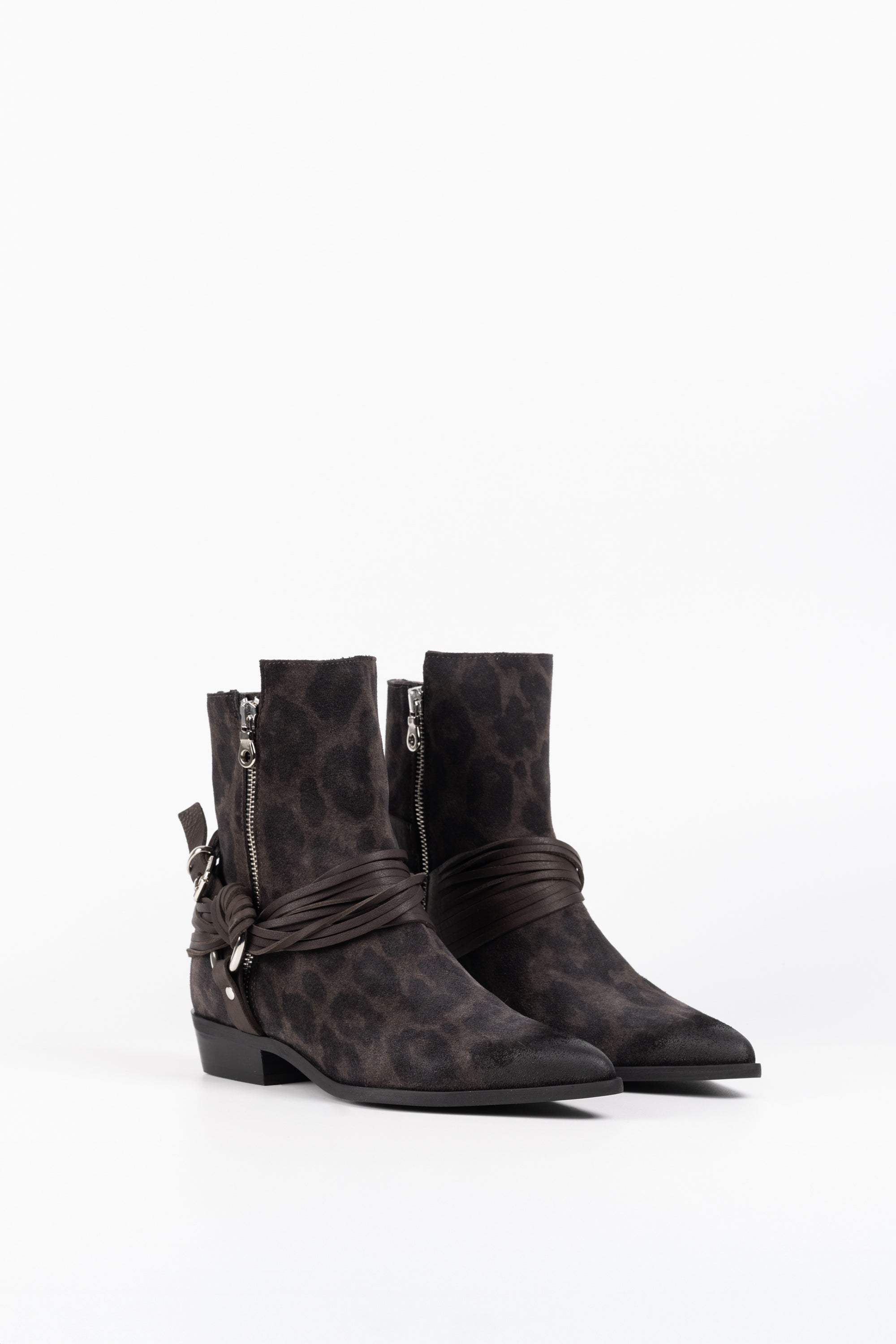 Stivaletti in Camoscio Maculato Loren