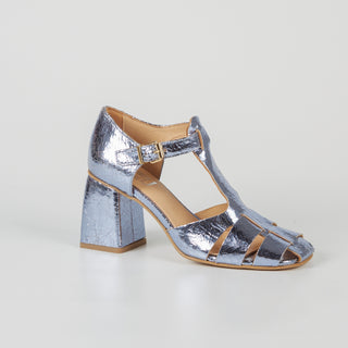 Amelia Laminated Leather Sandals