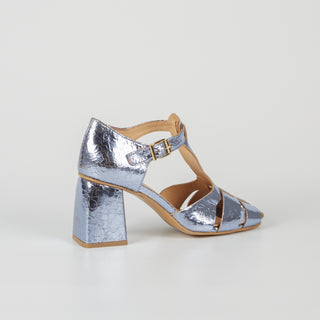 Amelia Laminated Leather Sandals