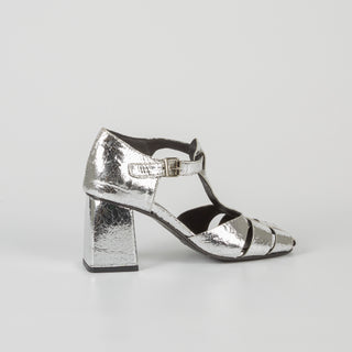 Amelia Laminated Leather Sandals