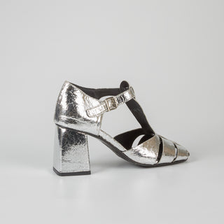 Amelia Laminated Leather Sandals