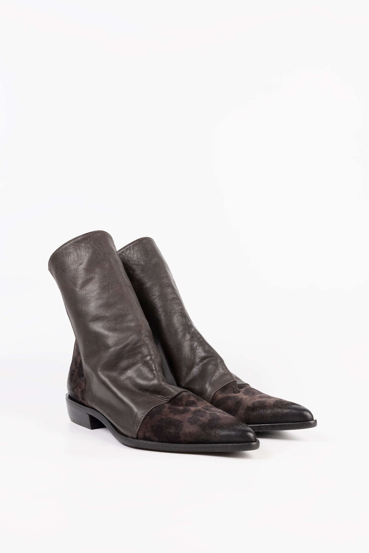 Stivaletti Animalier in Pelle Katalin