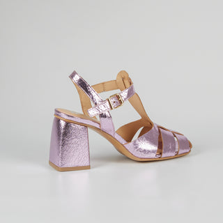 Amelia Laminated Leather Sandals