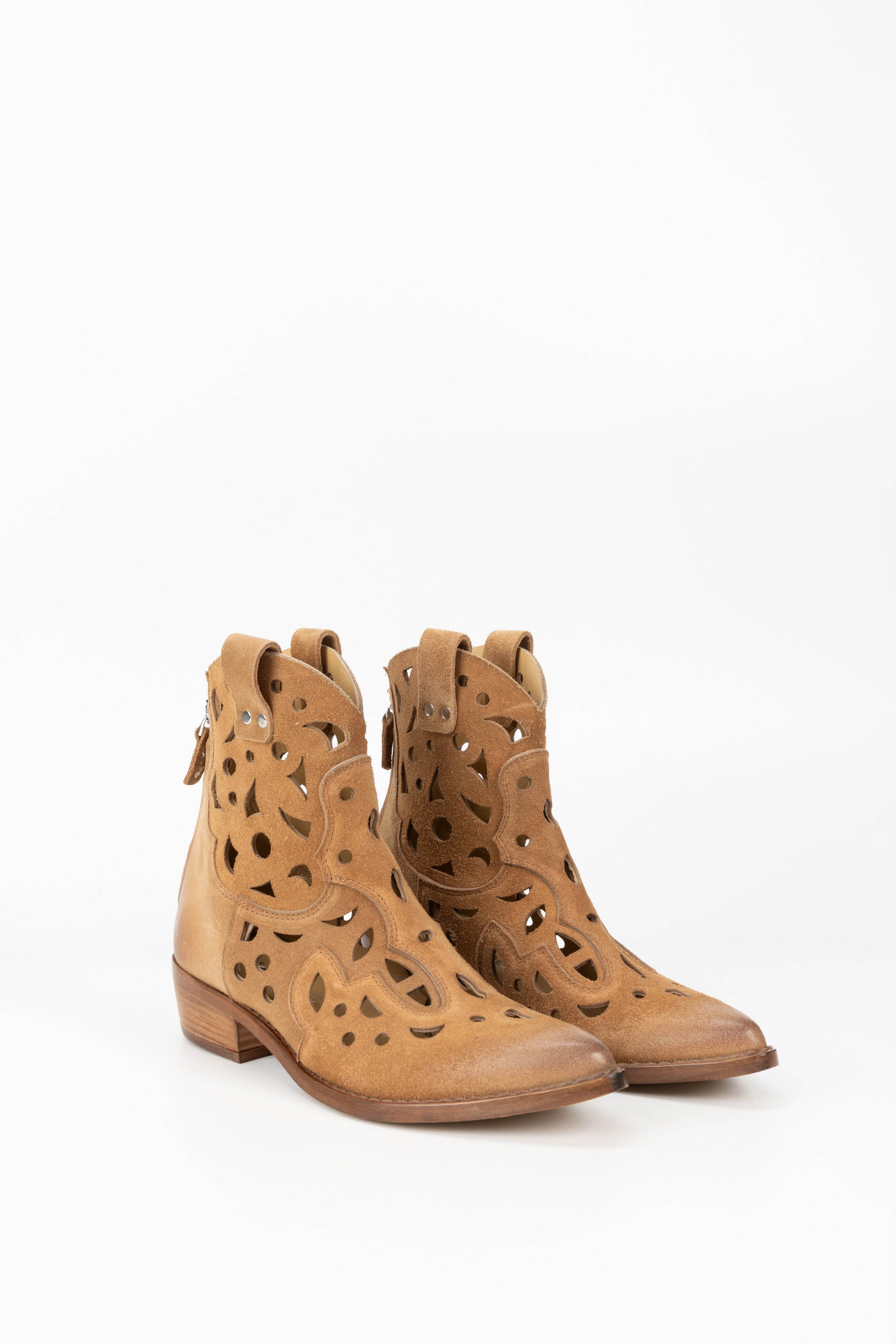 Stivaletti in Camoscio Audrey - Mimmu